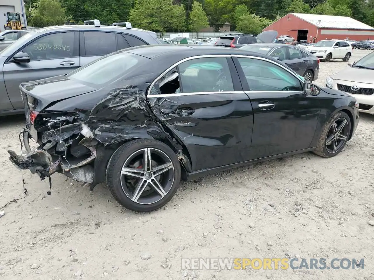 3 Photograph of a damaged car W1K3G4FB7MJ282782 MERCEDES-BENZ A-CLASS 2021