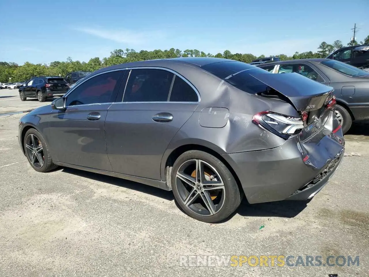 2 Photograph of a damaged car W1K3G4EB8NJ361610 MERCEDES-BENZ A-CLASS 2022