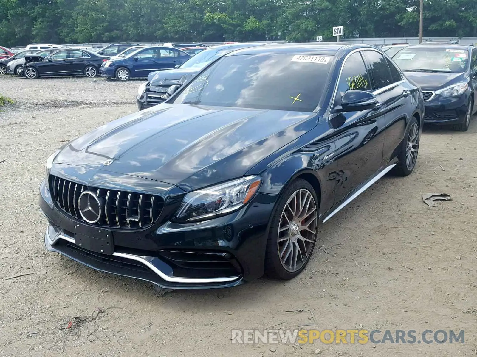 2 Photograph of a damaged car 55SWF8HB1KU302431 MERCEDES-BENZ AMG 2019