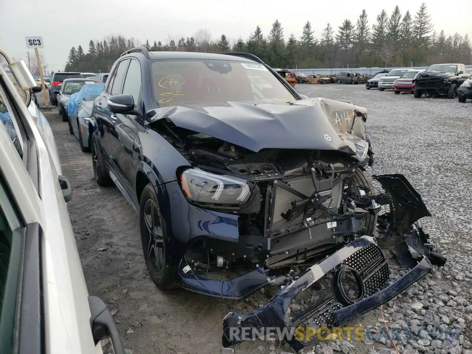 1 Photograph of a damaged car 4JGFB5KB6LA158465 MERCEDES-BENZ AMG 2020
