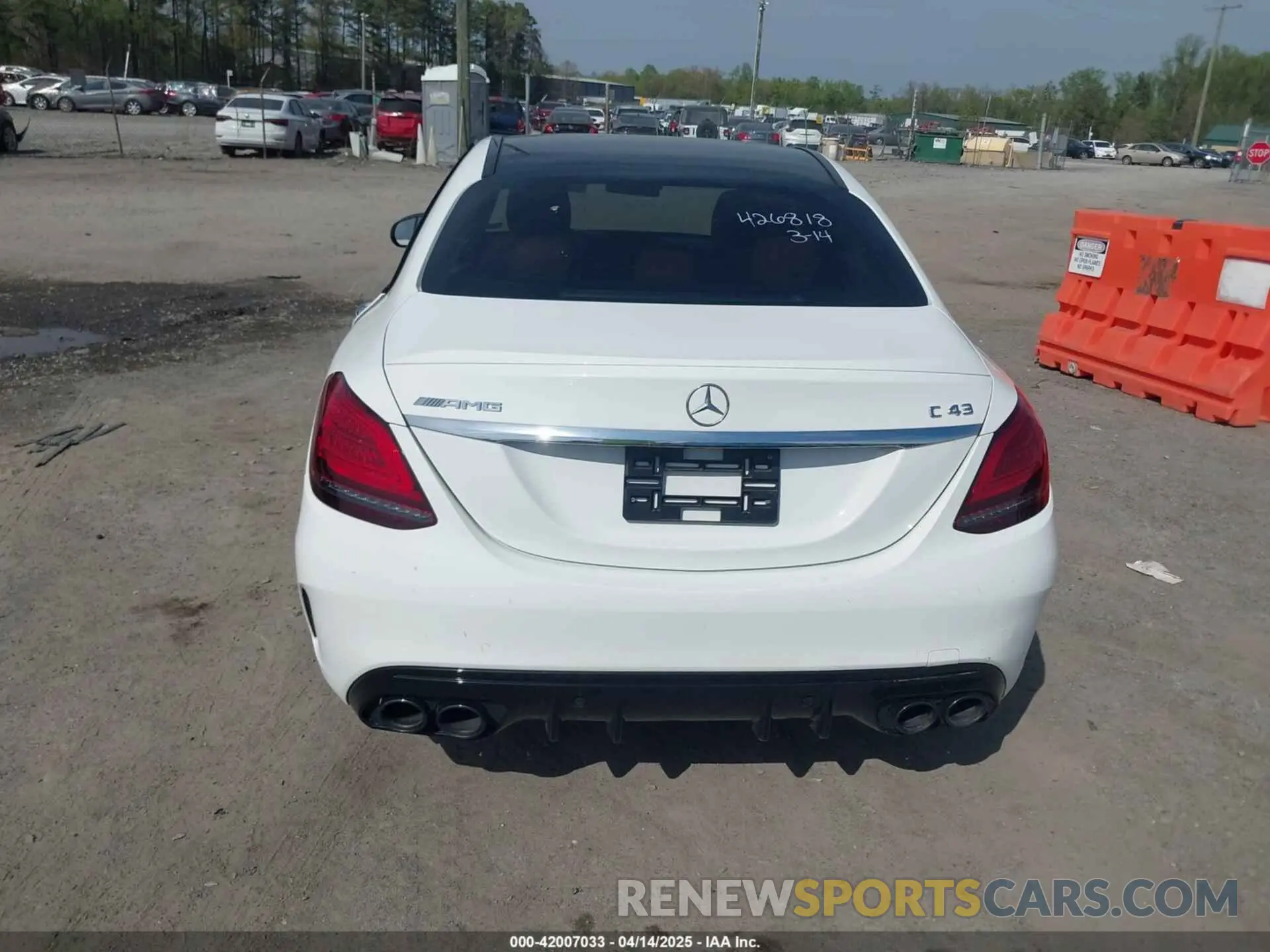 16 Фотография поврежденного автомобиля 55SWF6EB6KU304488 MERCEDES-BENZ AMG C 43 2019