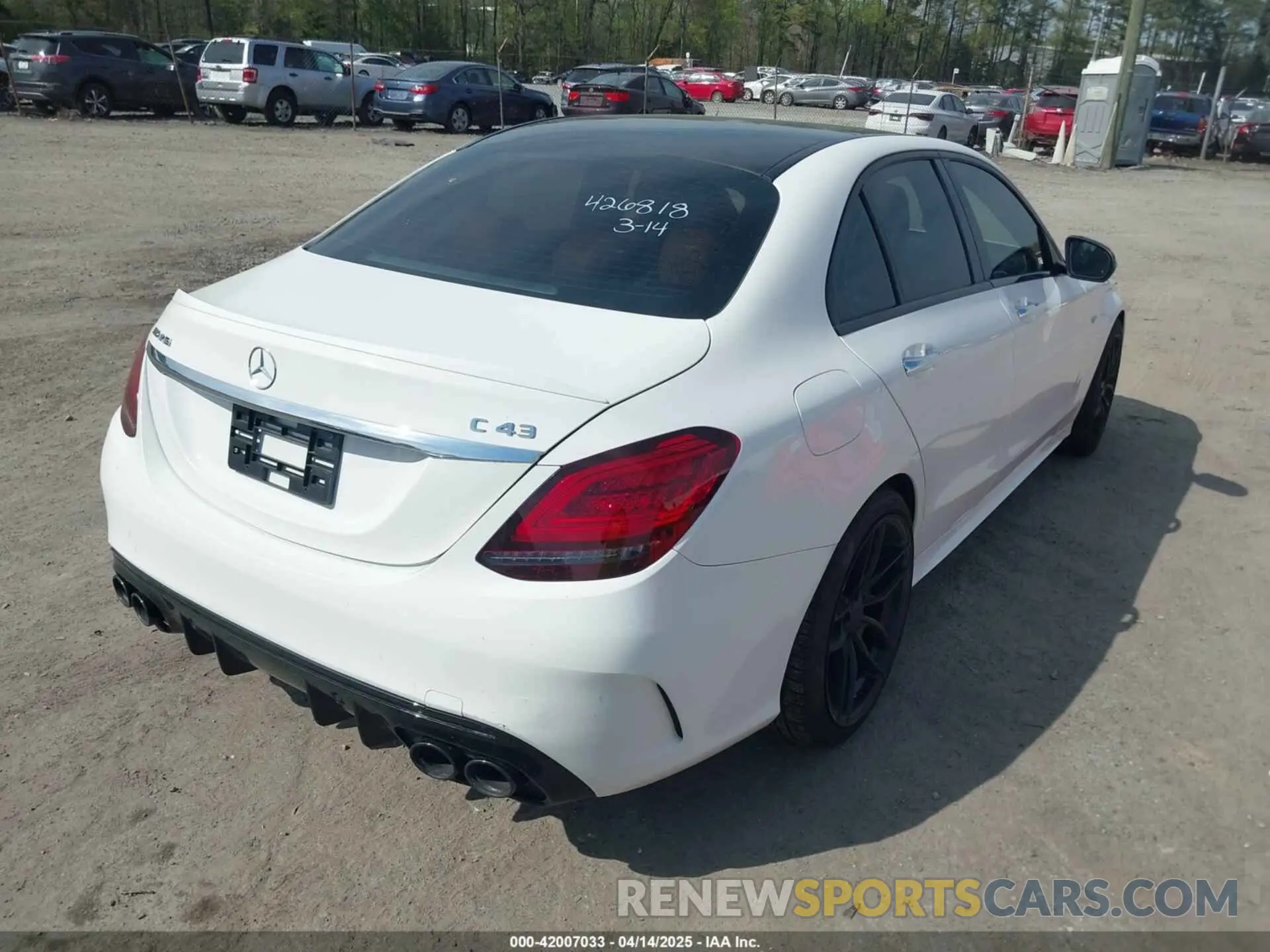 4 Фотография поврежденного автомобиля 55SWF6EB6KU304488 MERCEDES-BENZ AMG C 43 2019