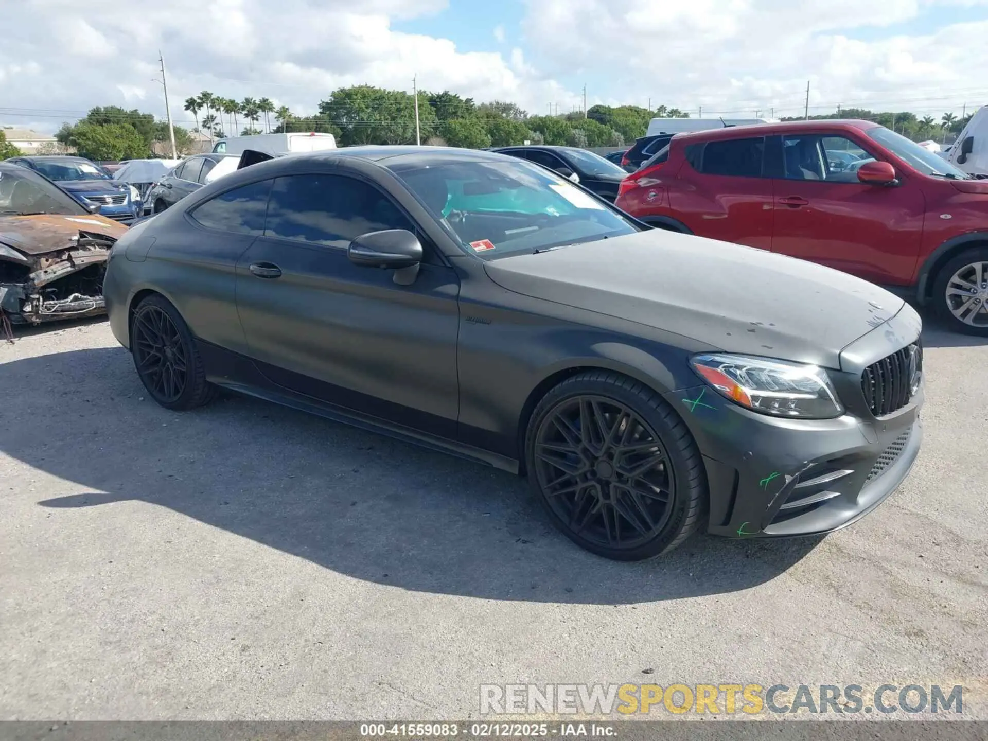 1 Фотография поврежденного автомобиля WDDWJ6EB2LF972503 MERCEDES-BENZ AMG C 43 2020