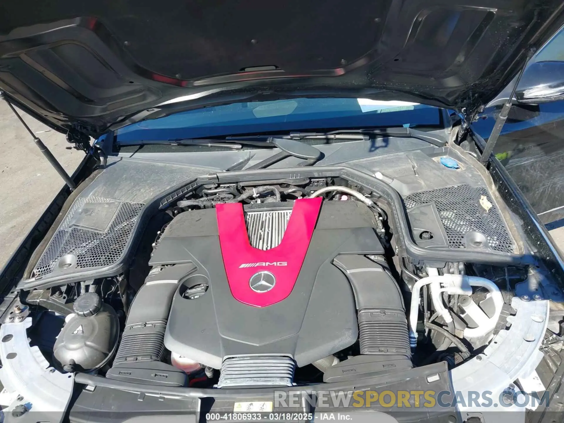 10 Photograph of a damaged car W1KWF6EB4MR620959 MERCEDES-BENZ AMG C 43 2021