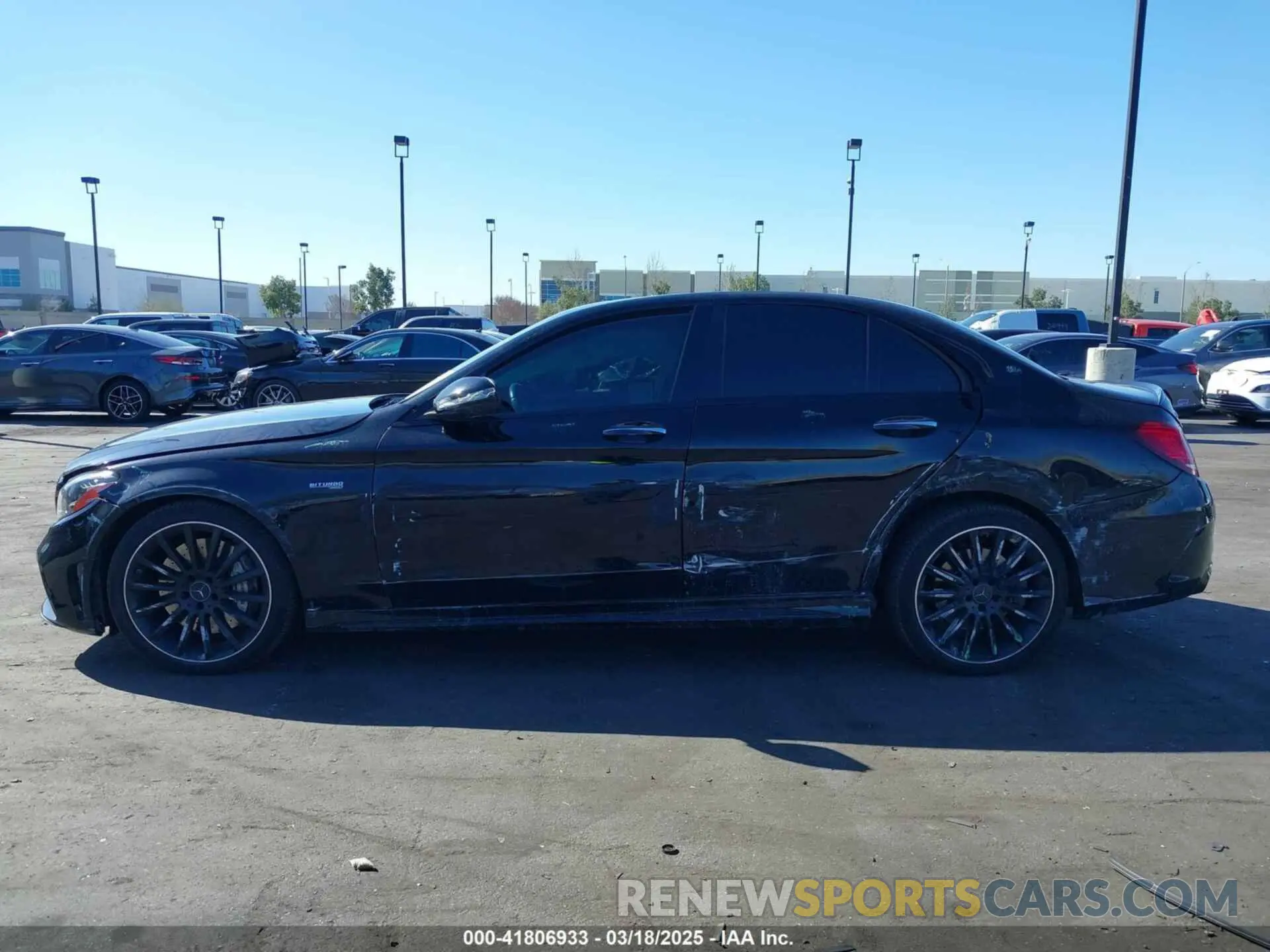14 Photograph of a damaged car W1KWF6EB4MR620959 MERCEDES-BENZ AMG C 43 2021