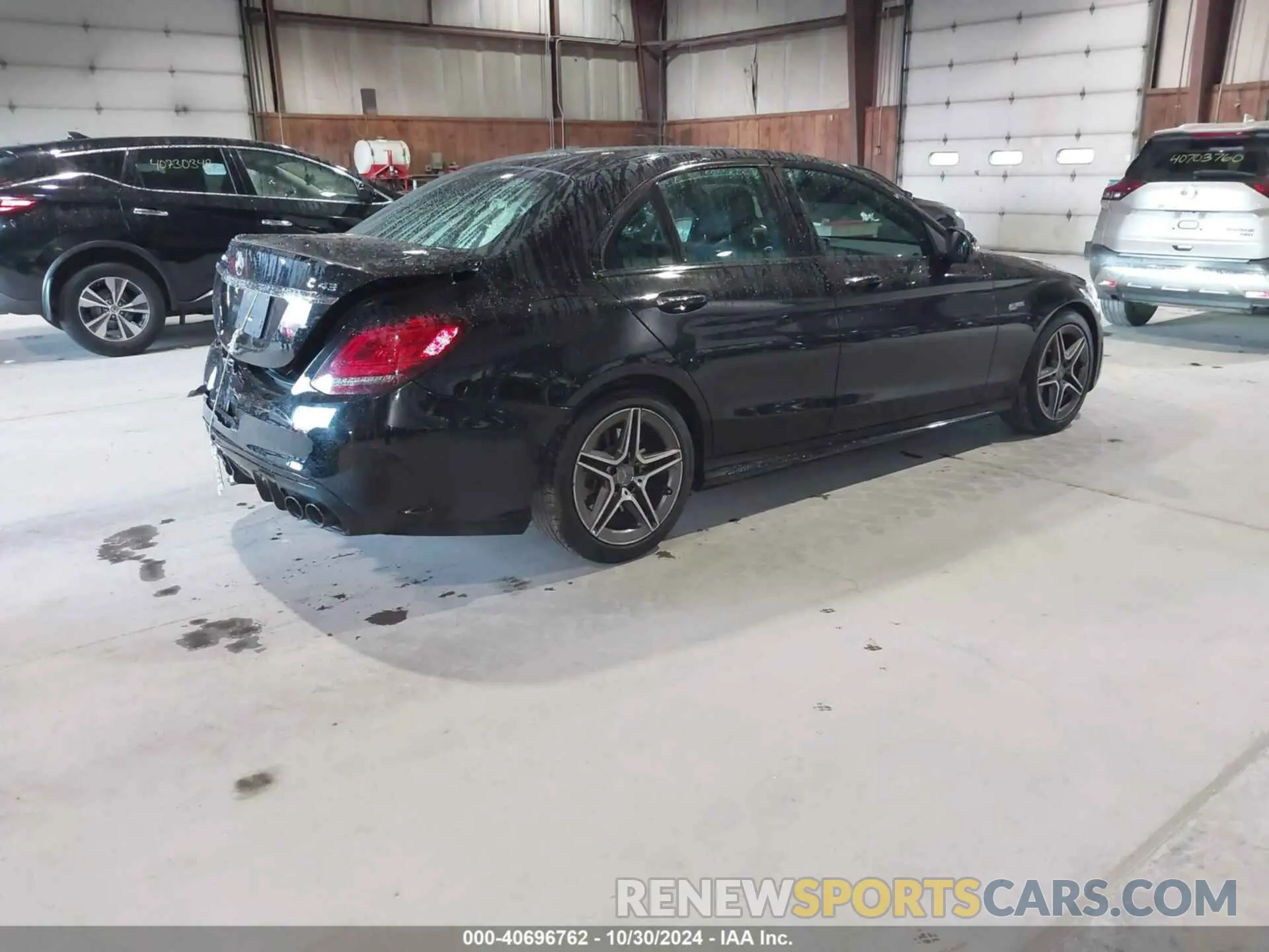 4 Фотография поврежденного автомобиля W1KWF6EB9MR628586 MERCEDES-BENZ AMG C 43 2021