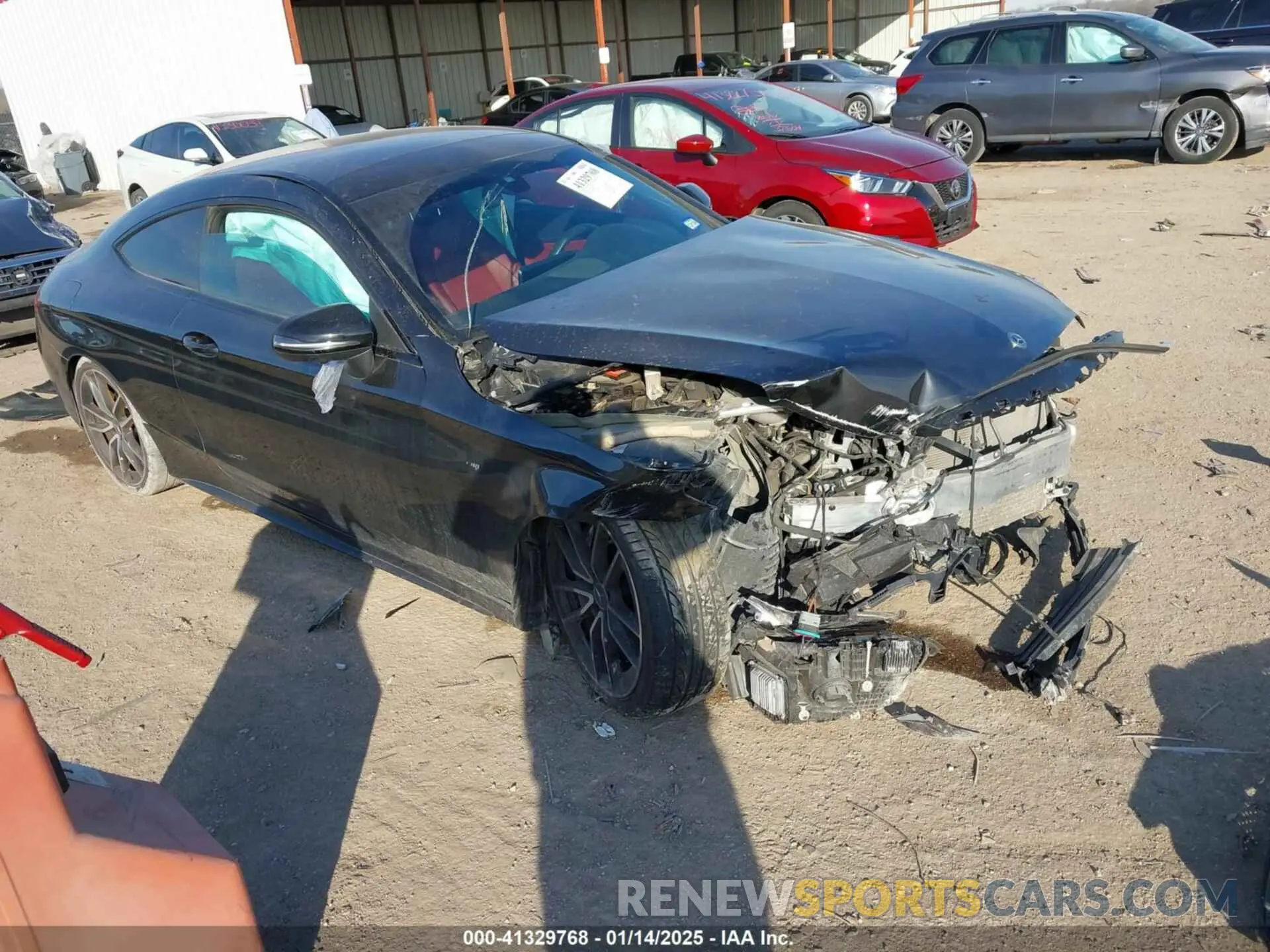 1 Фотография поврежденного автомобиля W1KWJ6EB8MG065671 MERCEDES-BENZ AMG C 43 2021