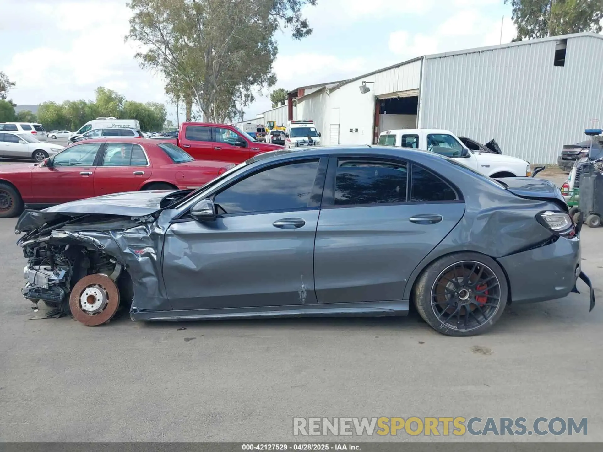 14 Photograph of a damaged car W1KWF8HB4MR620676 MERCEDES-BENZ AMG C 63 2021