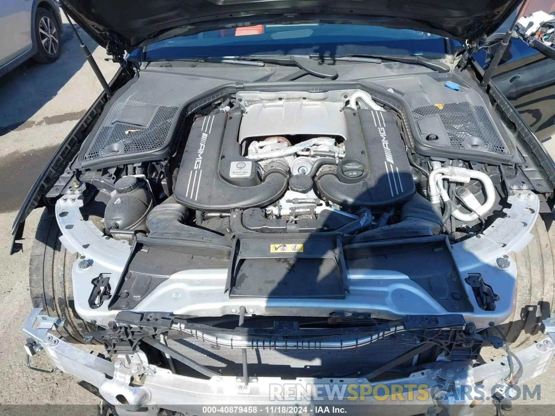 10 Photograph of a damaged car W1KWF8HB8MR618414 MERCEDES-BENZ AMG C 63 2021
