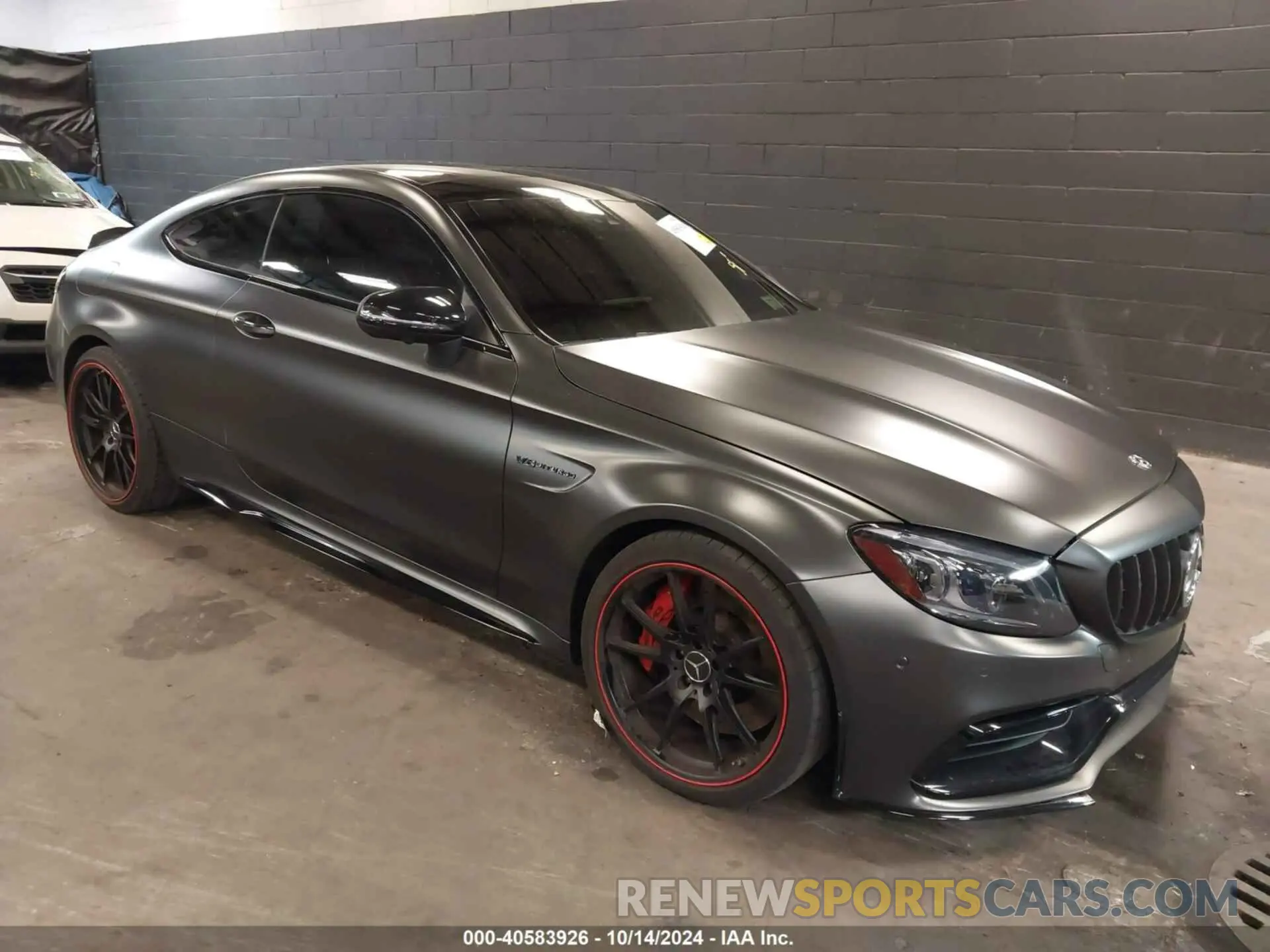 1 Photograph of a damaged car W1KWJ8HBXMG072810 MERCEDES-BENZ AMG C 63 2021
