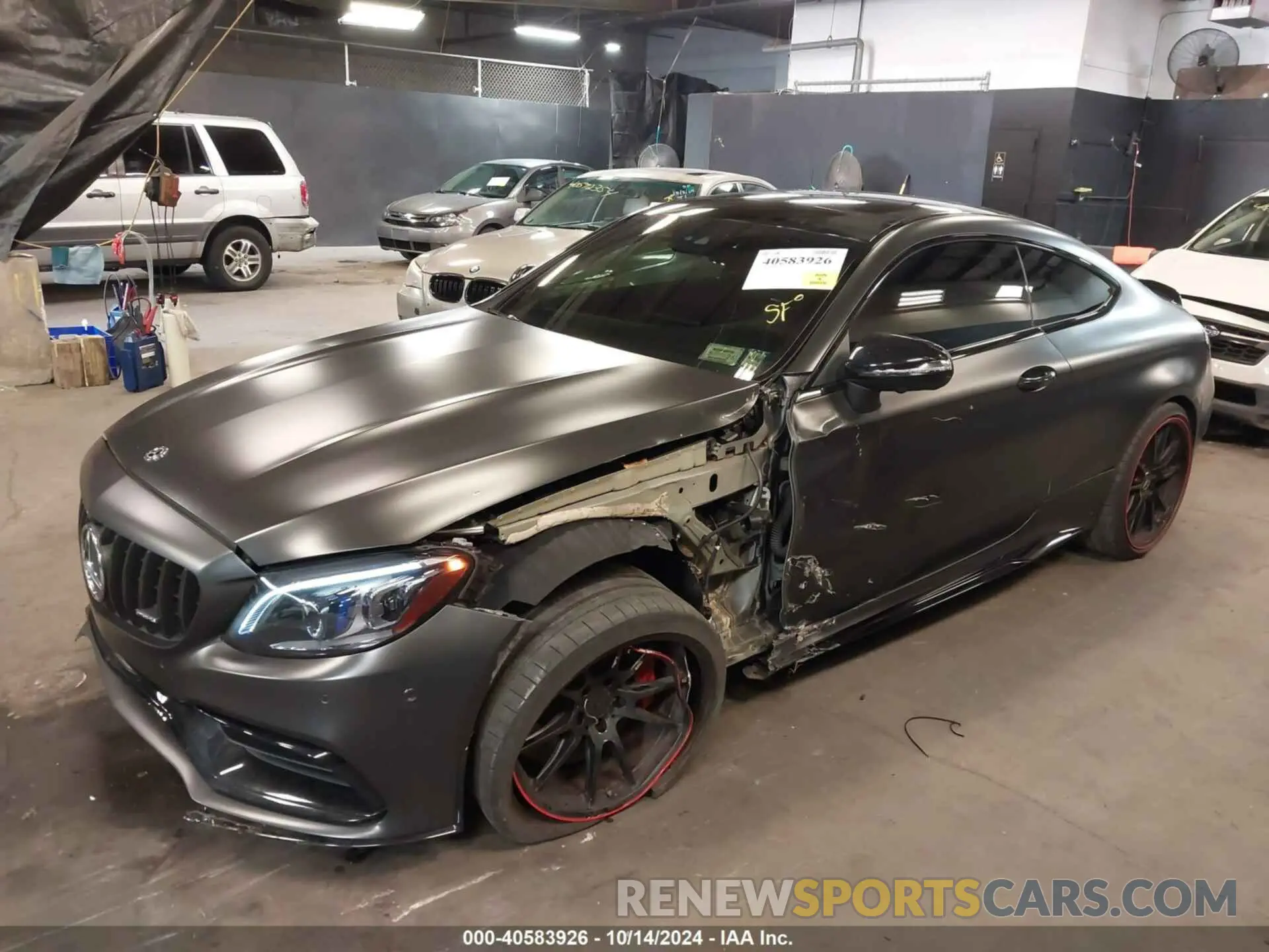 2 Photograph of a damaged car W1KWJ8HBXMG072810 MERCEDES-BENZ AMG C 63 2021