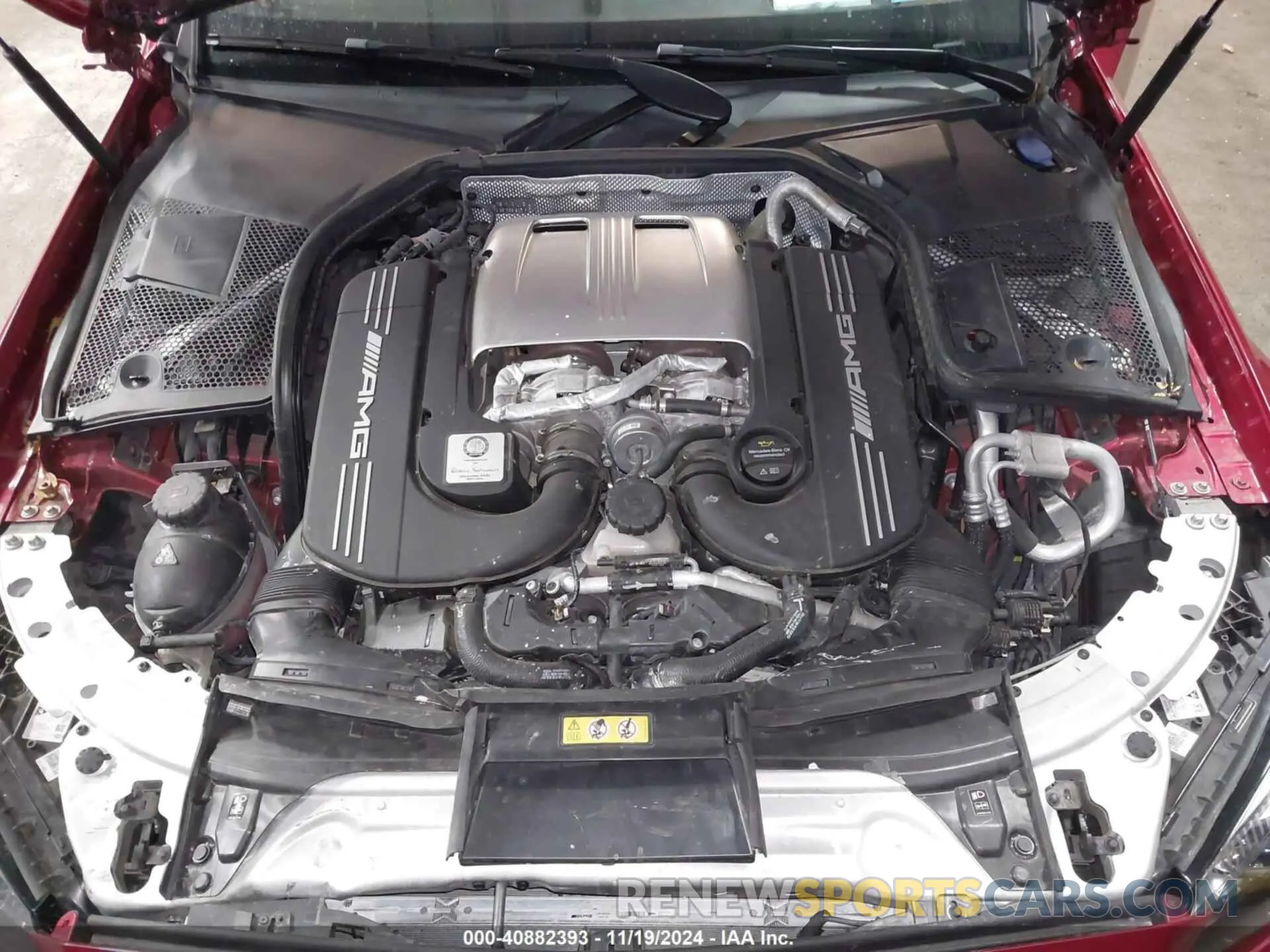 10 Фотография поврежденного автомобиля W1KWK8GB5MG075211 MERCEDES-BENZ AMG C 63 2021