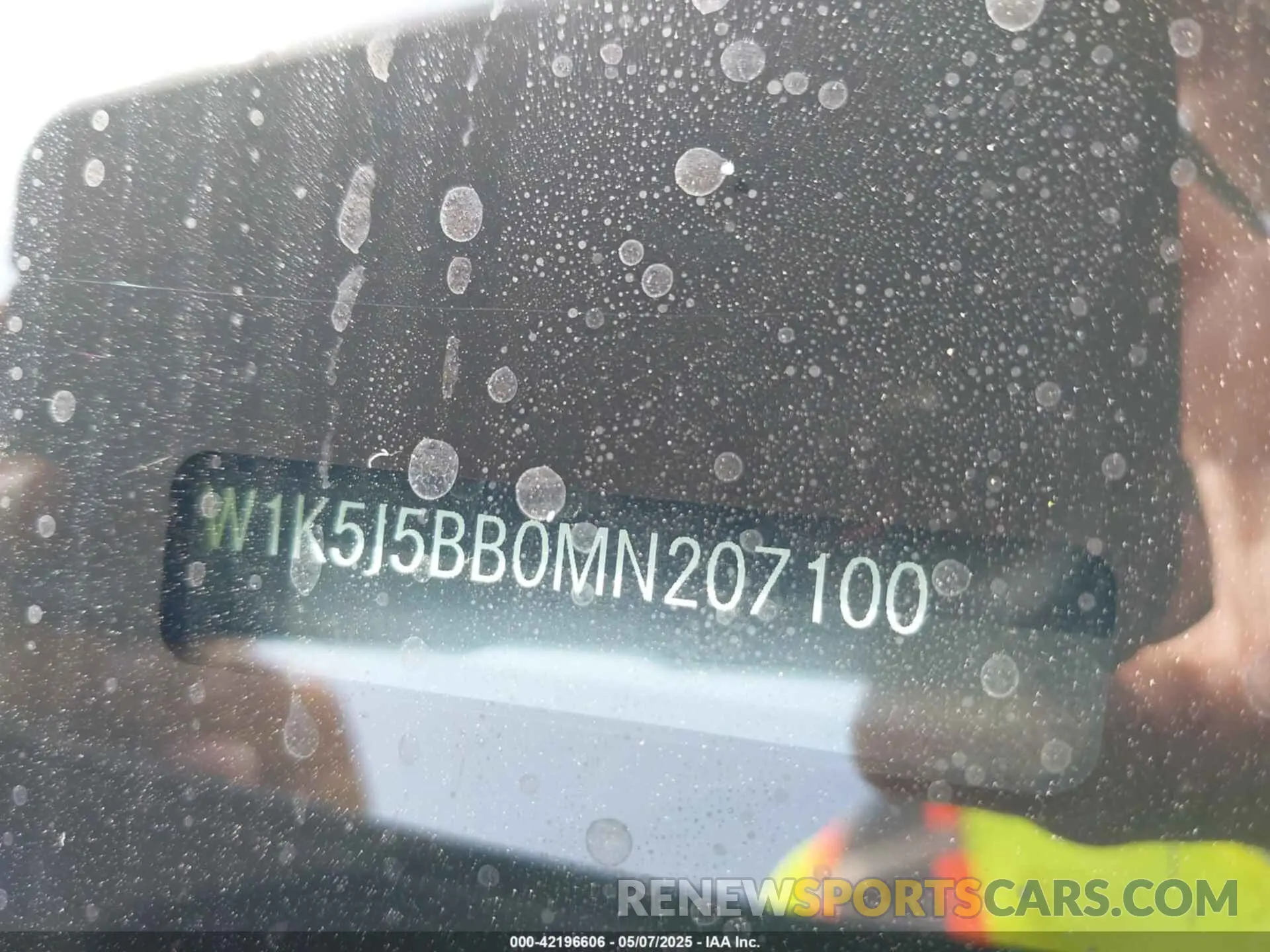 9 Photograph of a damaged car W1K5J5BB0MN207100 MERCEDES-BENZ AMG CLA 35 2021