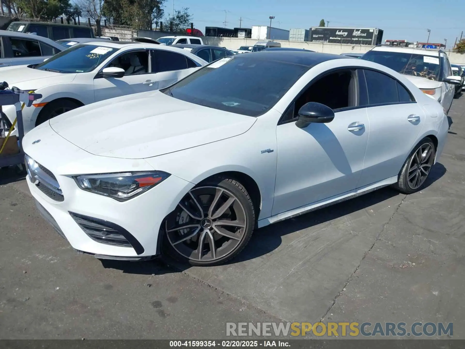 2 Photograph of a damaged car W1K5J5BB2MN188727 MERCEDES-BENZ AMG CLA 35 2021