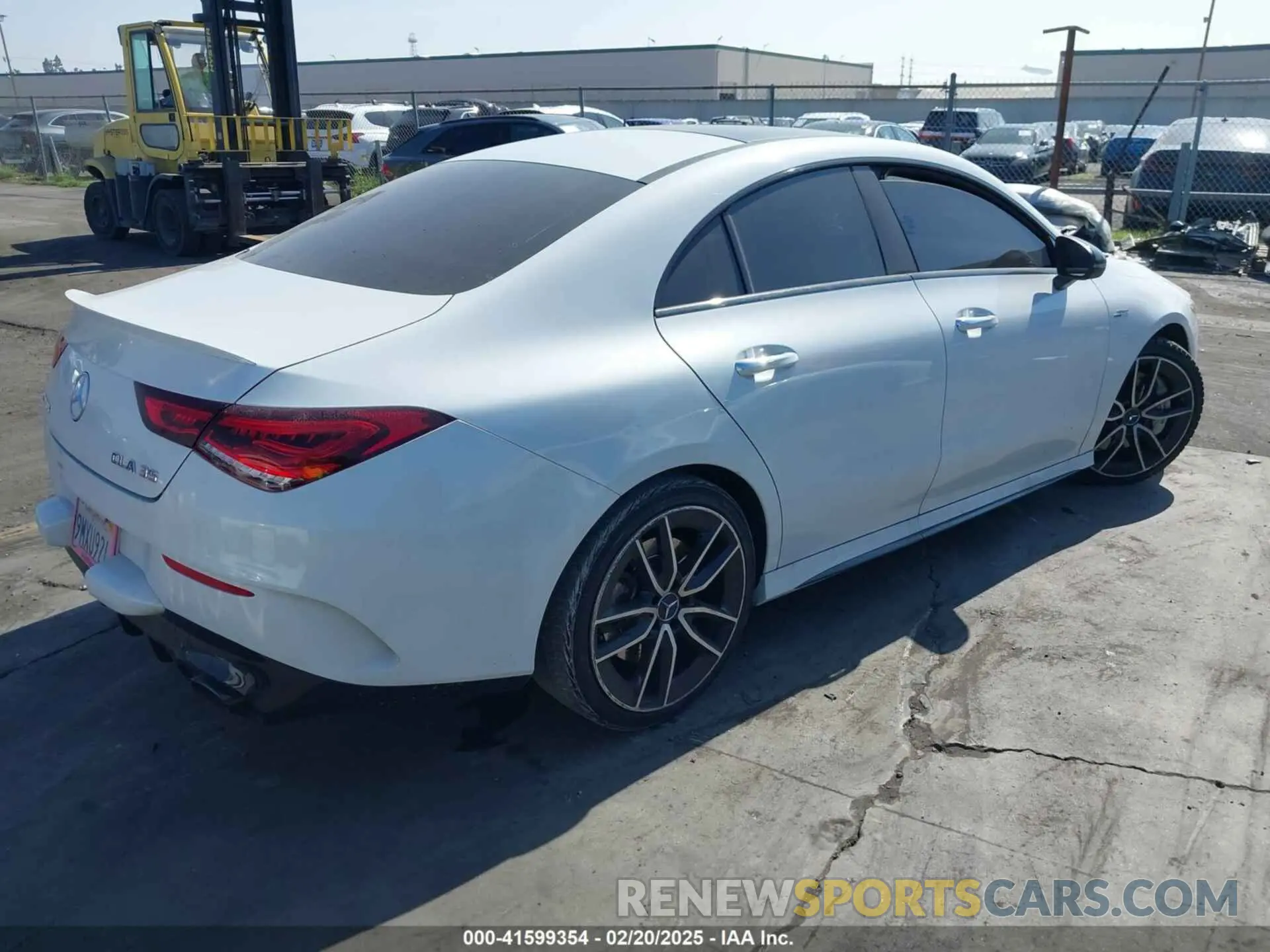 4 Photograph of a damaged car W1K5J5BB2MN188727 MERCEDES-BENZ AMG CLA 35 2021