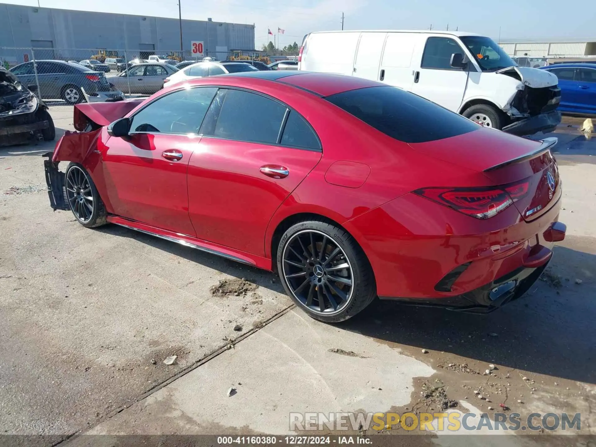 3 Photograph of a damaged car W1K5J5BB9MN179314 MERCEDES-BENZ AMG CLA 35 2021