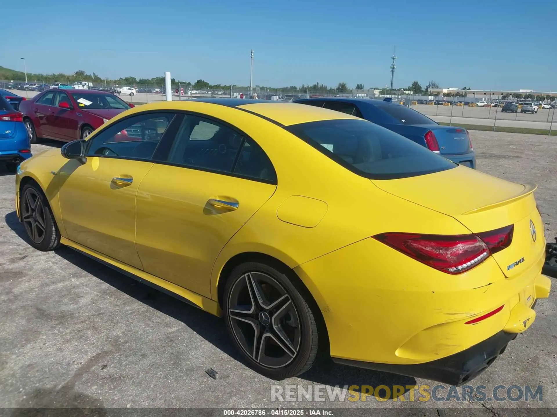 3 Фотография поврежденного автомобиля W1K5J5BB1NN298900 MERCEDES-BENZ AMG CLA 35 2022