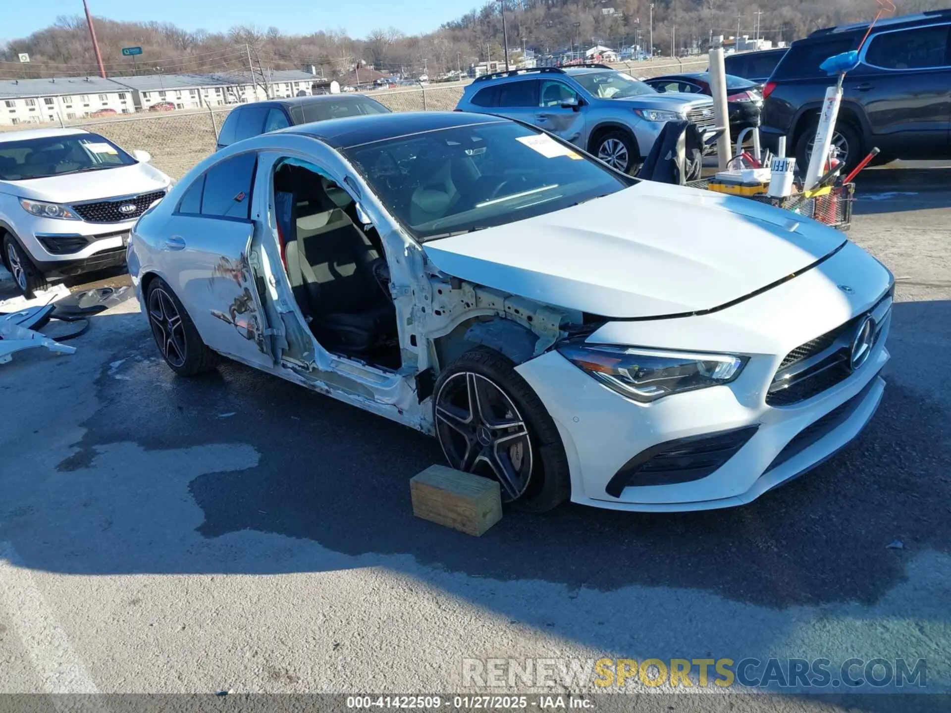 1 Photograph of a damaged car W1K5J5BB0PN404210 MERCEDES-BENZ AMG CLA 35 2023