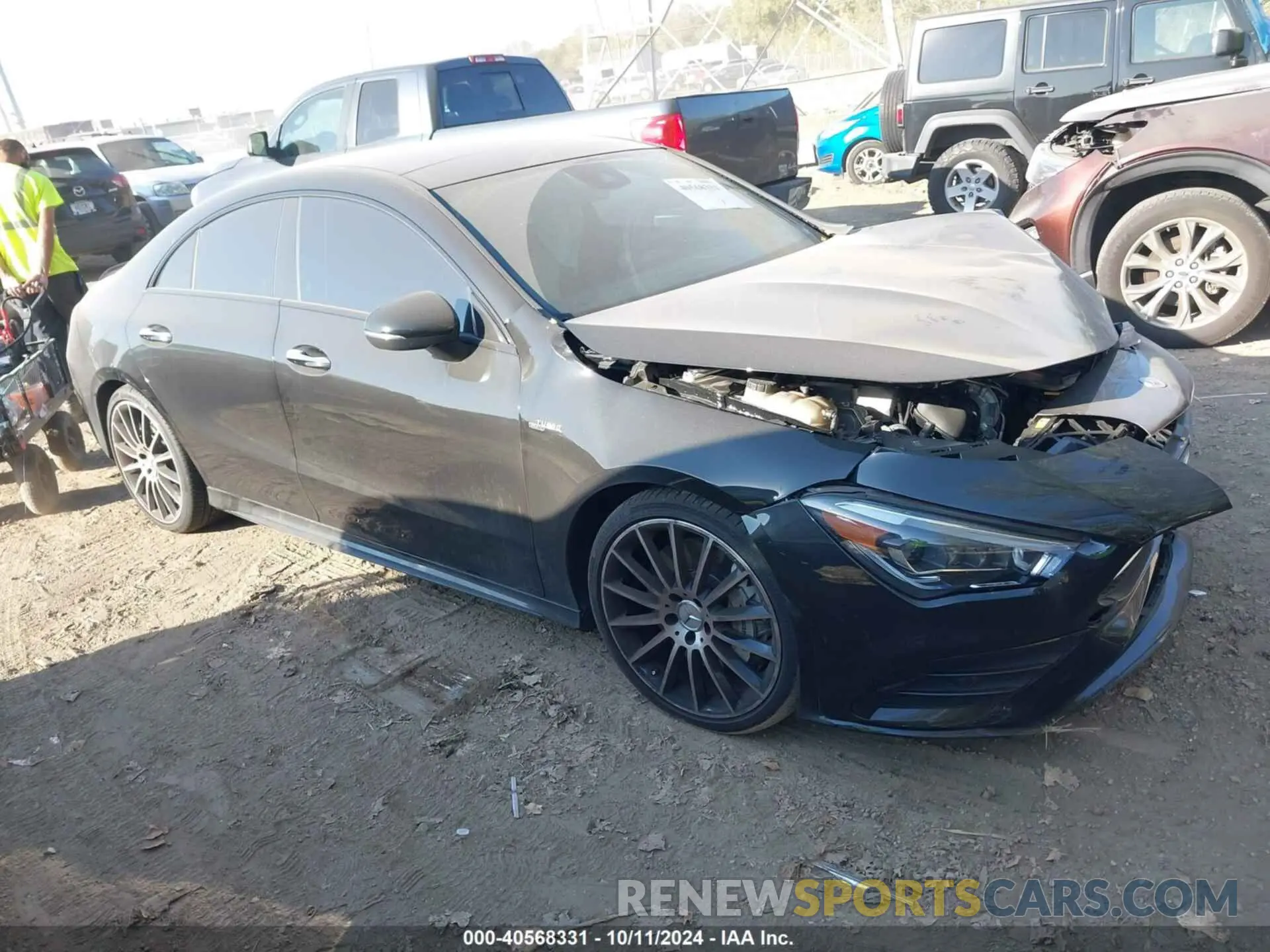 1 Photograph of a damaged car W1K5J5BB5PN358583 MERCEDES-BENZ AMG CLA 35 2023