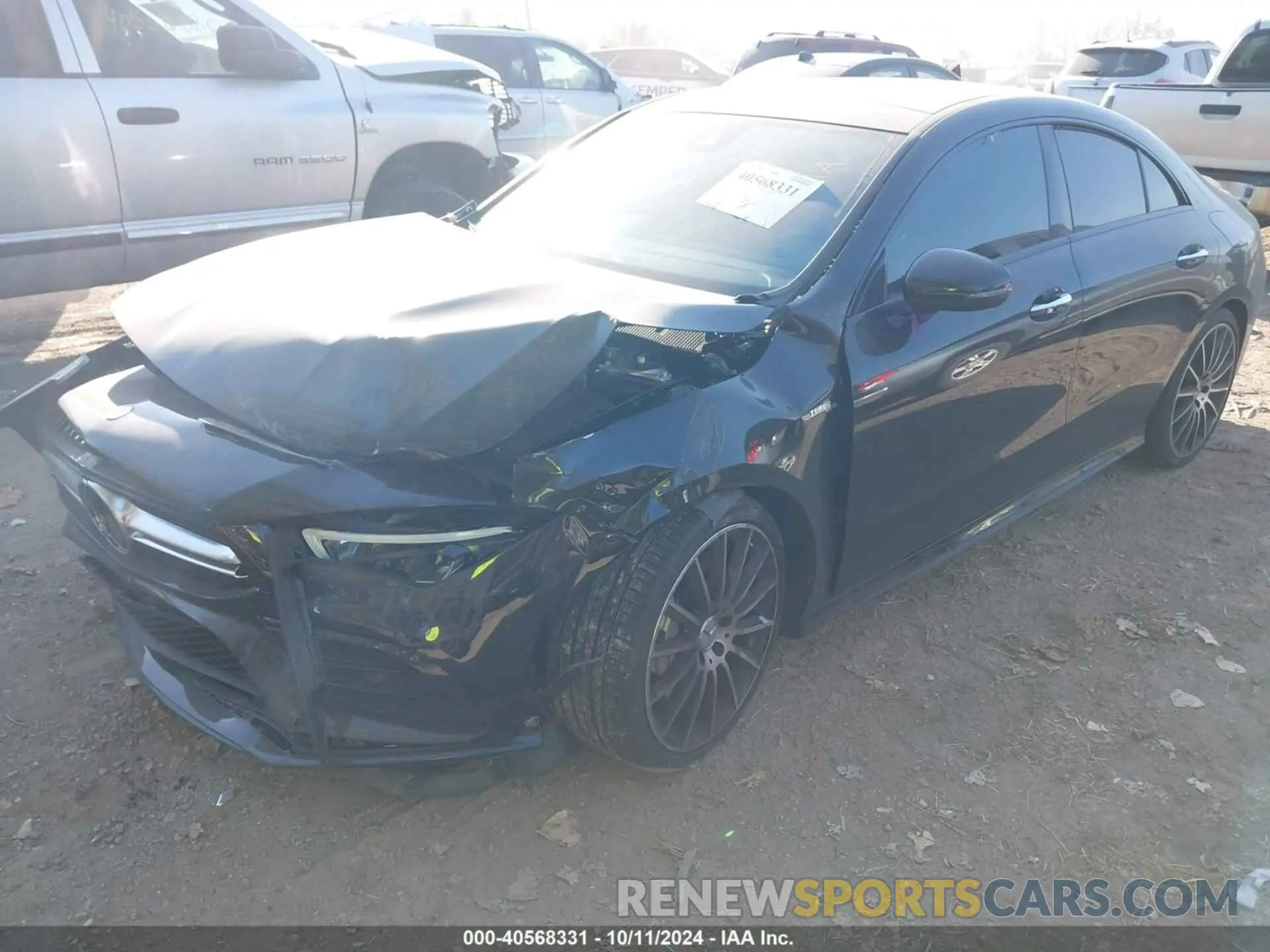 2 Photograph of a damaged car W1K5J5BB5PN358583 MERCEDES-BENZ AMG CLA 35 2023
