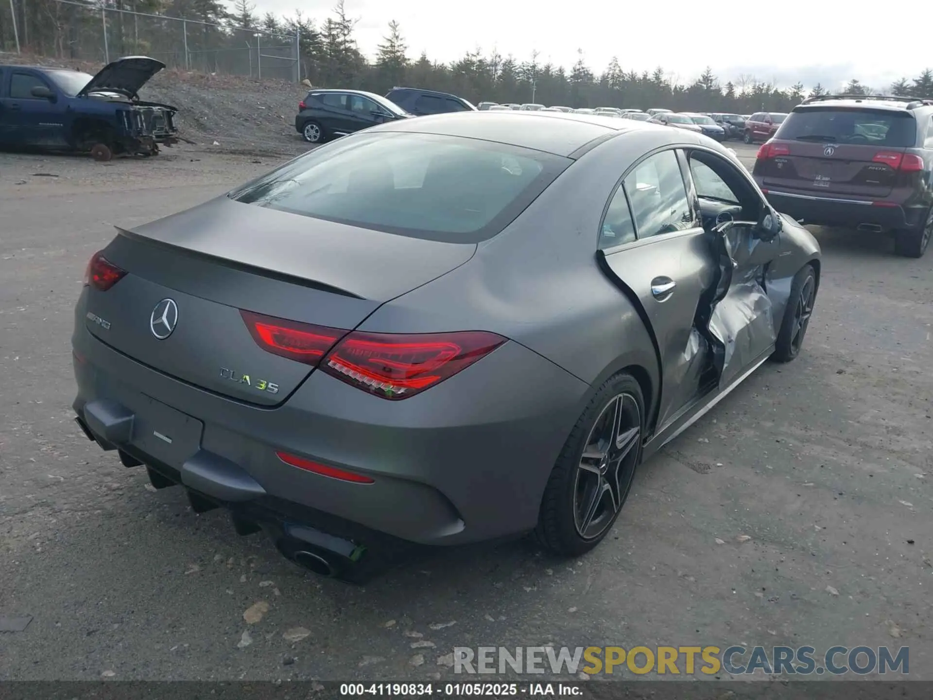 4 Фотография поврежденного автомобиля W1K5J5BB7PN398809 MERCEDES-BENZ AMG CLA 35 2023