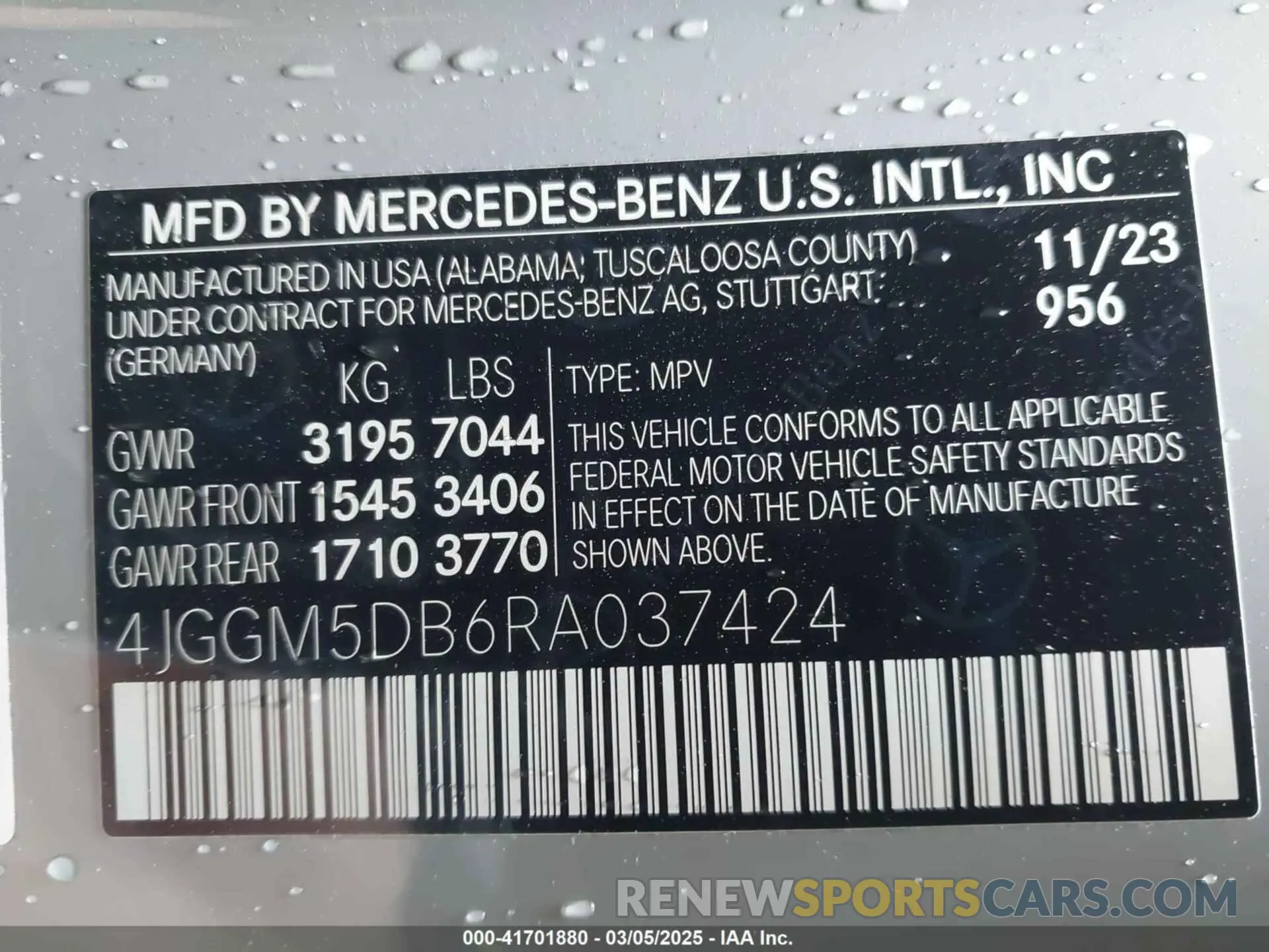 9 Фотография поврежденного автомобиля 4JGGM5DB6RA037424 MERCEDES-BENZ AMG EQE SUV 2024