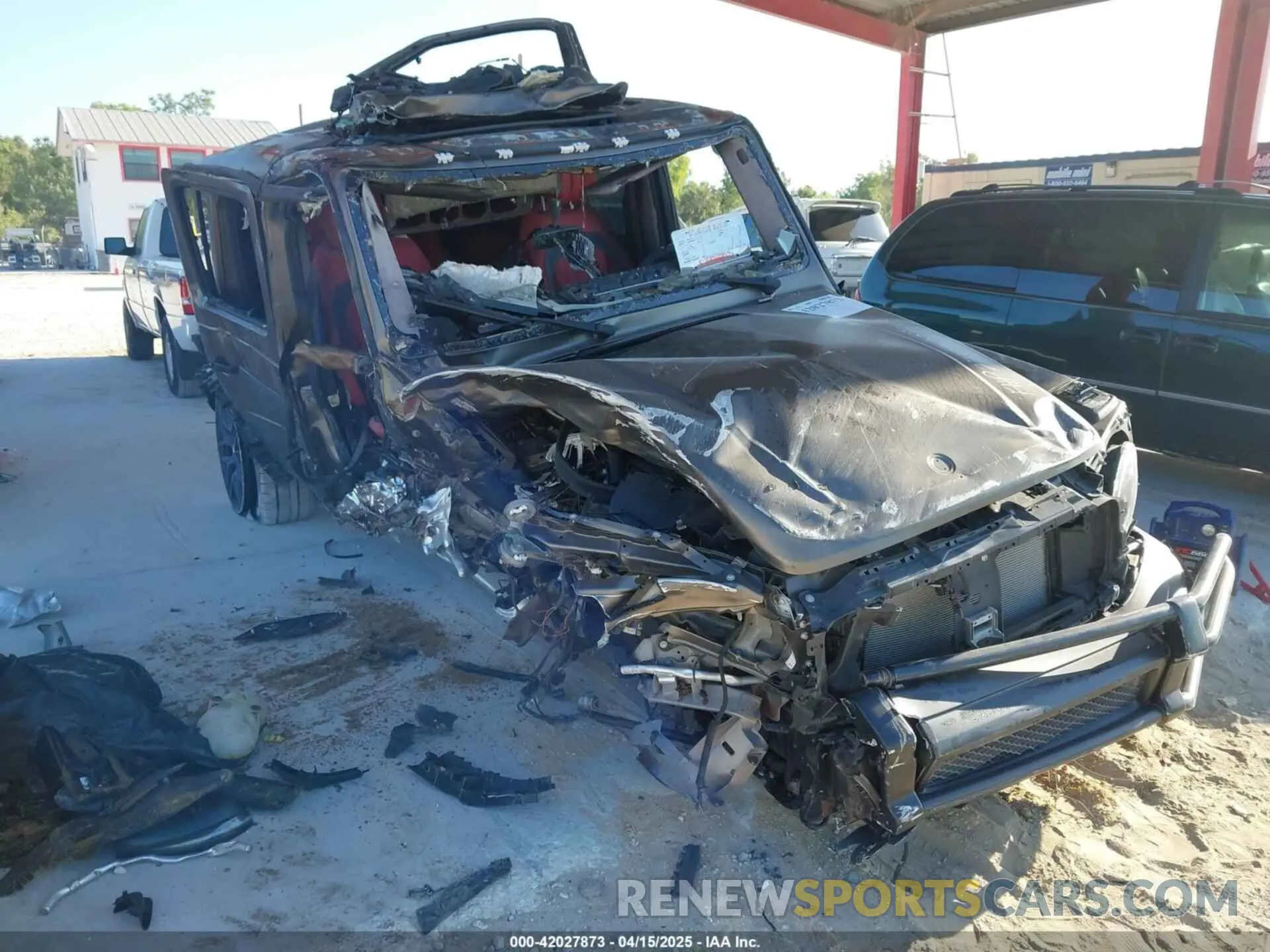 1 Photograph of a damaged car W1NYC7HJ4MX392812 MERCEDES-BENZ AMG G 63 2021