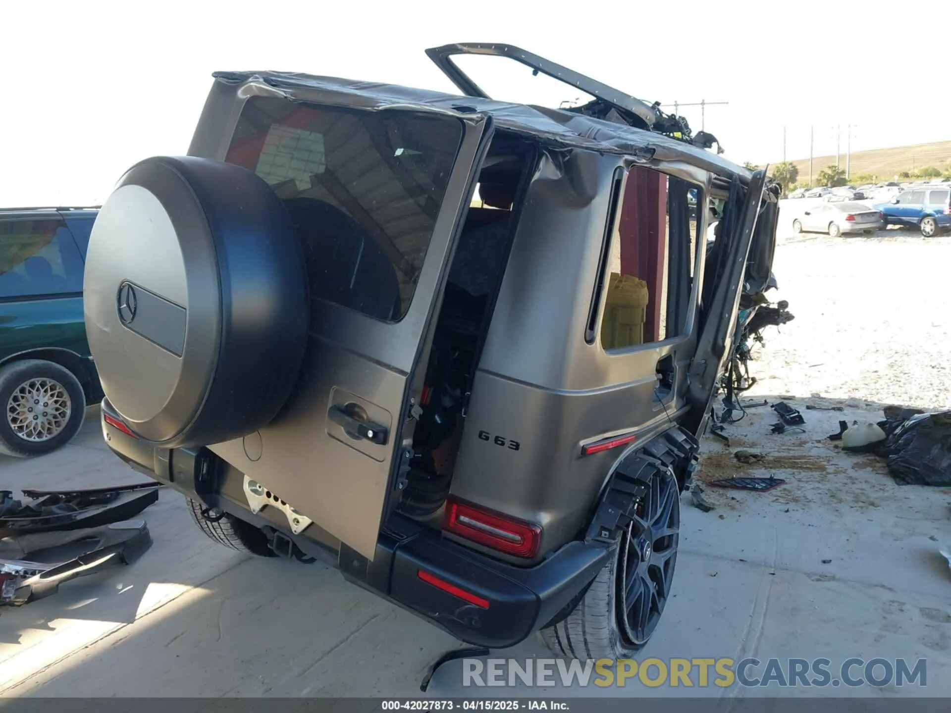 4 Photograph of a damaged car W1NYC7HJ4MX392812 MERCEDES-BENZ AMG G 63 2021