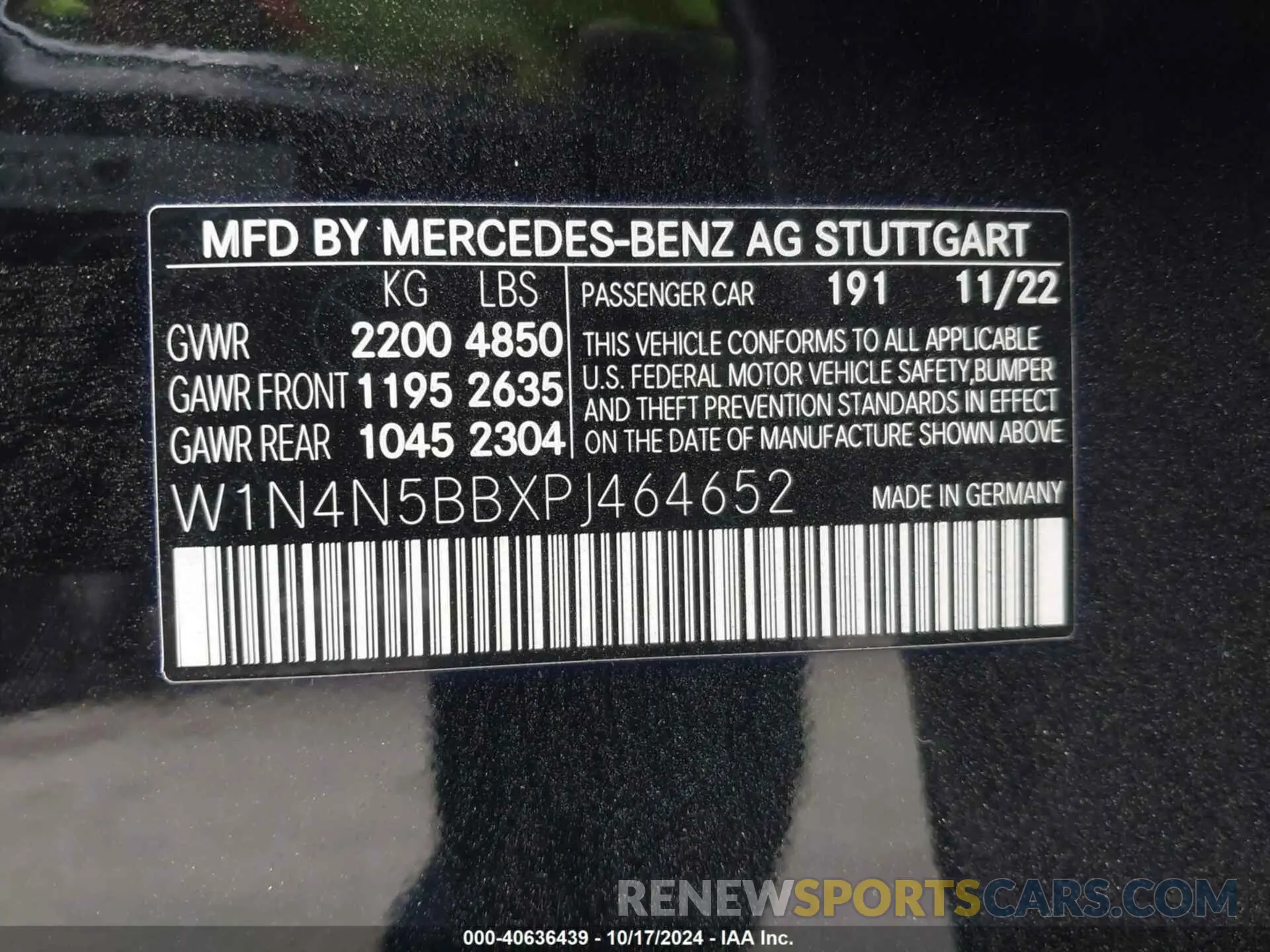 9 Photograph of a damaged car W1N4N5BBXPJ464652 MERCEDES-BENZ AMG GLA 35 2023
