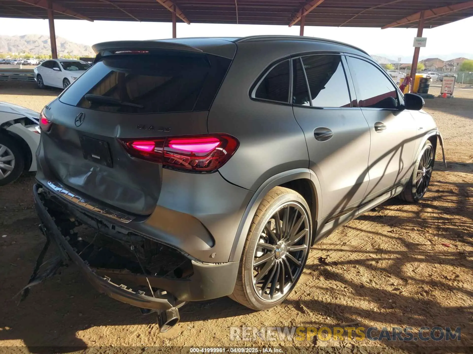 4 Photograph of a damaged car W1N4N5BB9RJ618030 MERCEDES-BENZ AMG GLA 35 2024