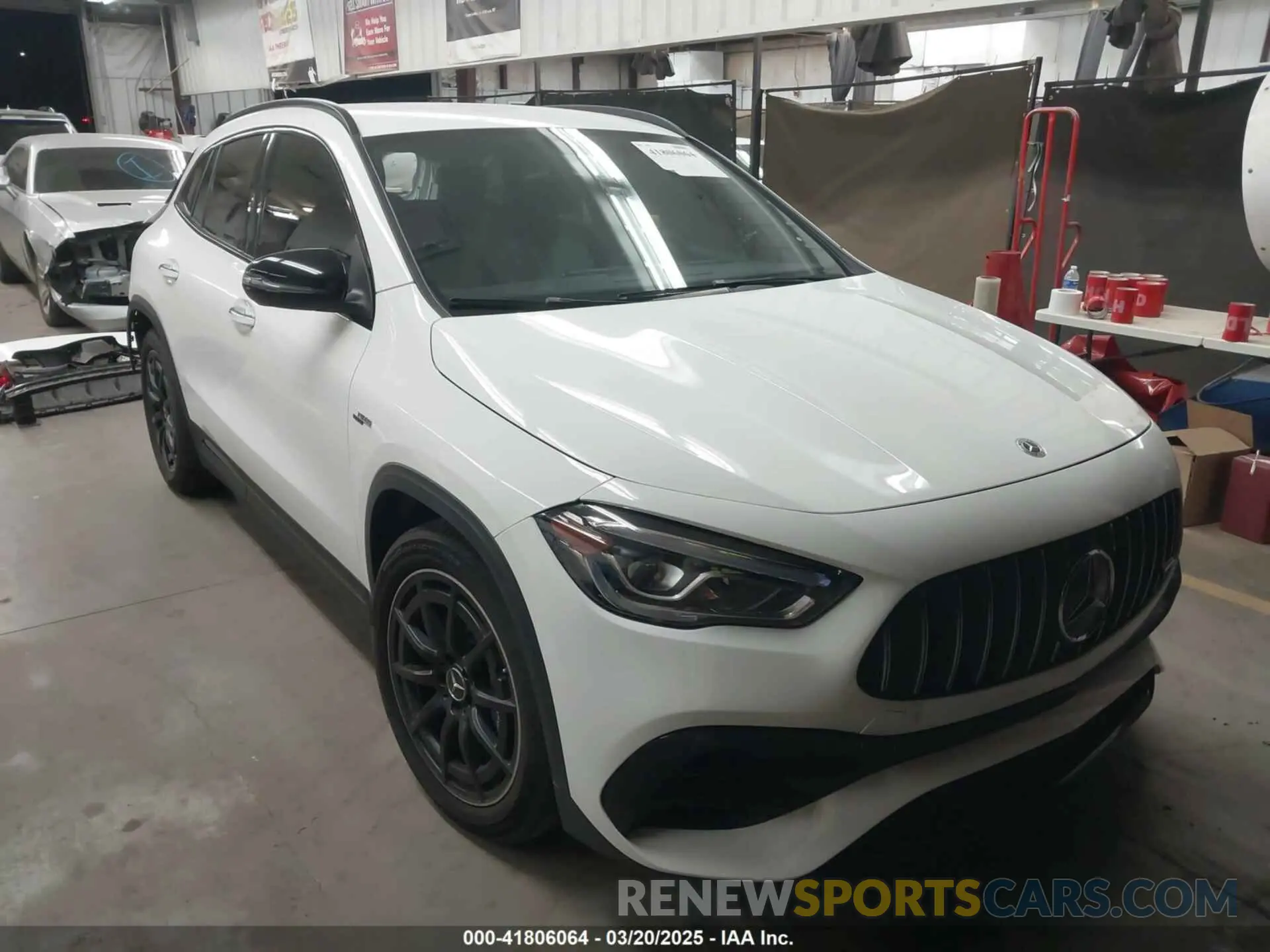 1 Photograph of a damaged car W1N4N5DB4MJ218155 MERCEDES-BENZ AMG GLA 45 2021