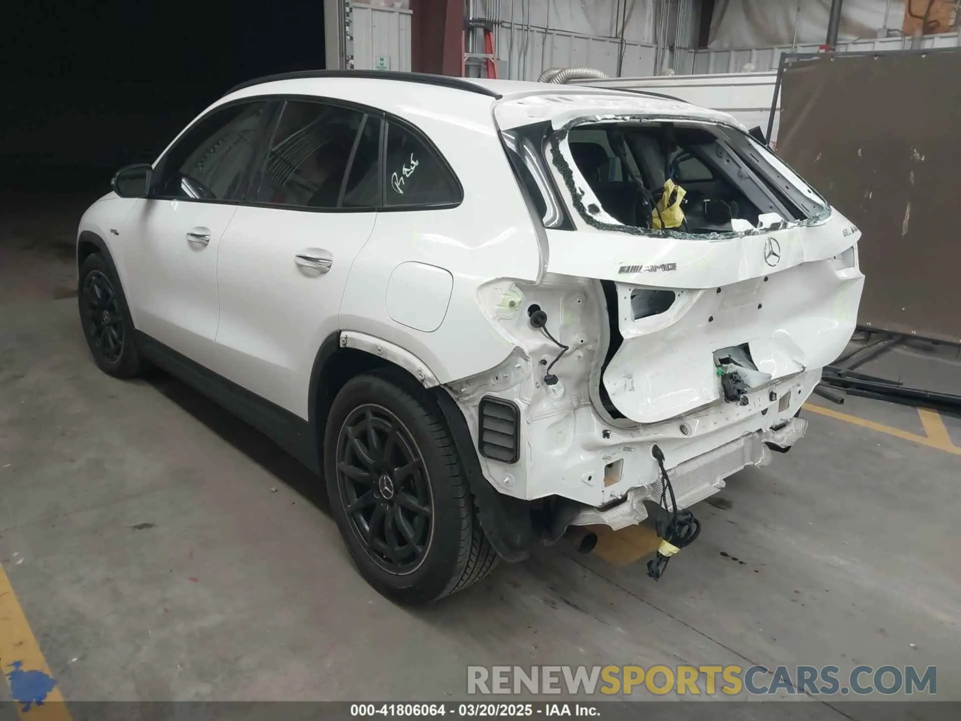 3 Photograph of a damaged car W1N4N5DB4MJ218155 MERCEDES-BENZ AMG GLA 45 2021