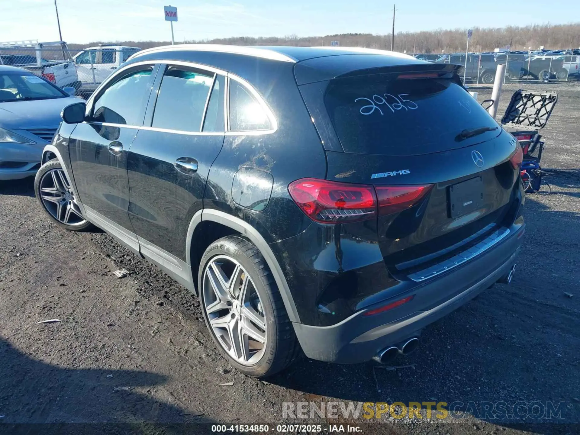 3 Фотография поврежденного автомобиля W1N4N5DB6NJ392925 MERCEDES-BENZ AMG GLA 45 2022