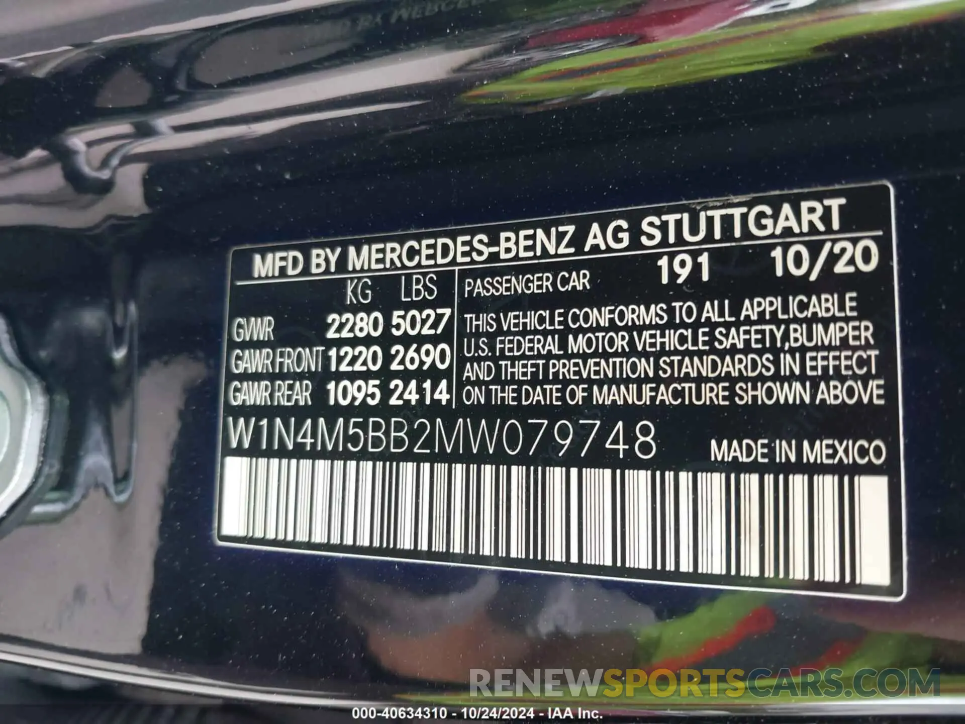 9 Photograph of a damaged car W1N4M5BB2MW079748 MERCEDES-BENZ AMG GLB 35 2021