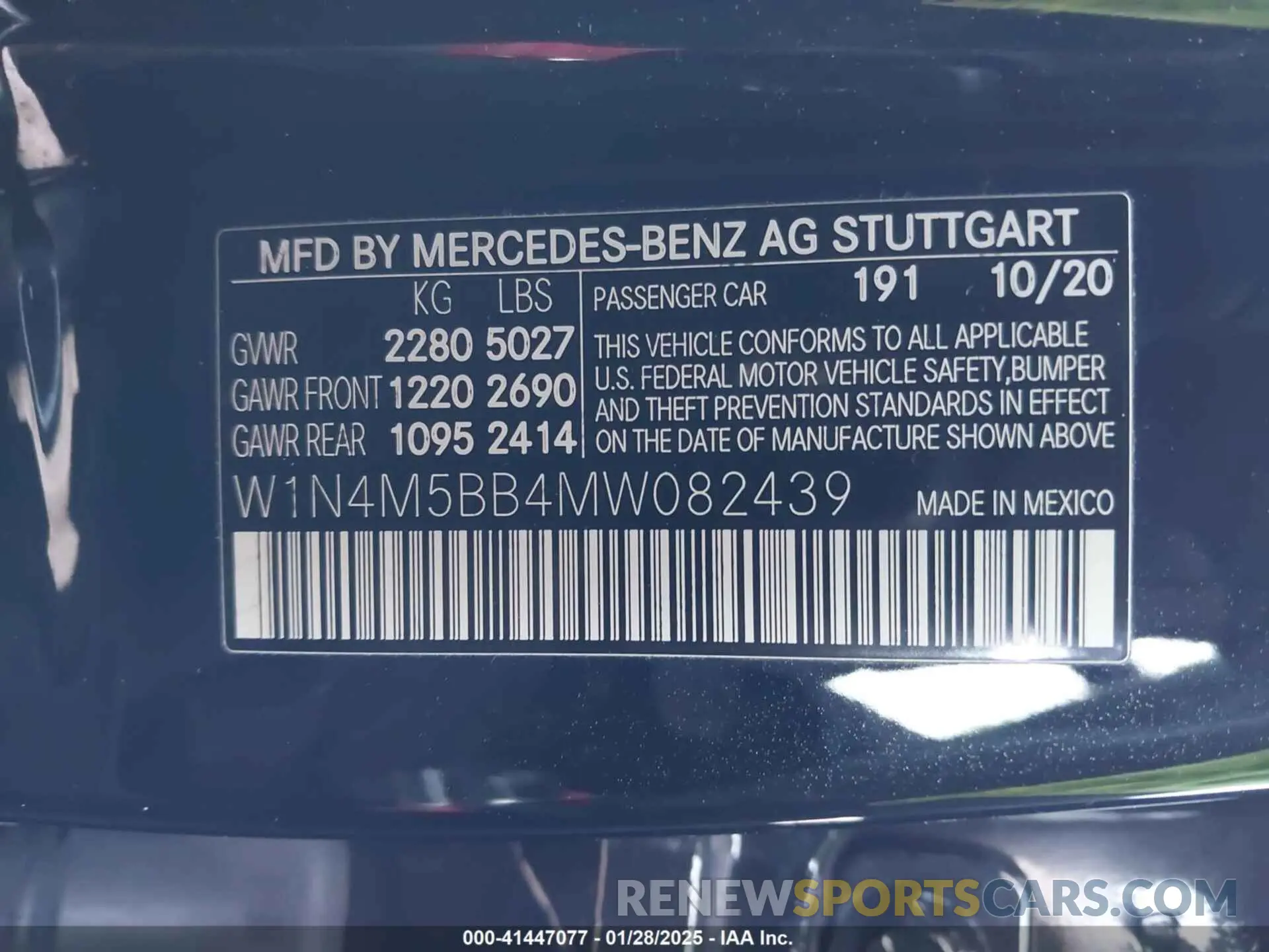 9 Photograph of a damaged car W1N4M5BB4MW082439 MERCEDES-BENZ AMG GLB 35 2021