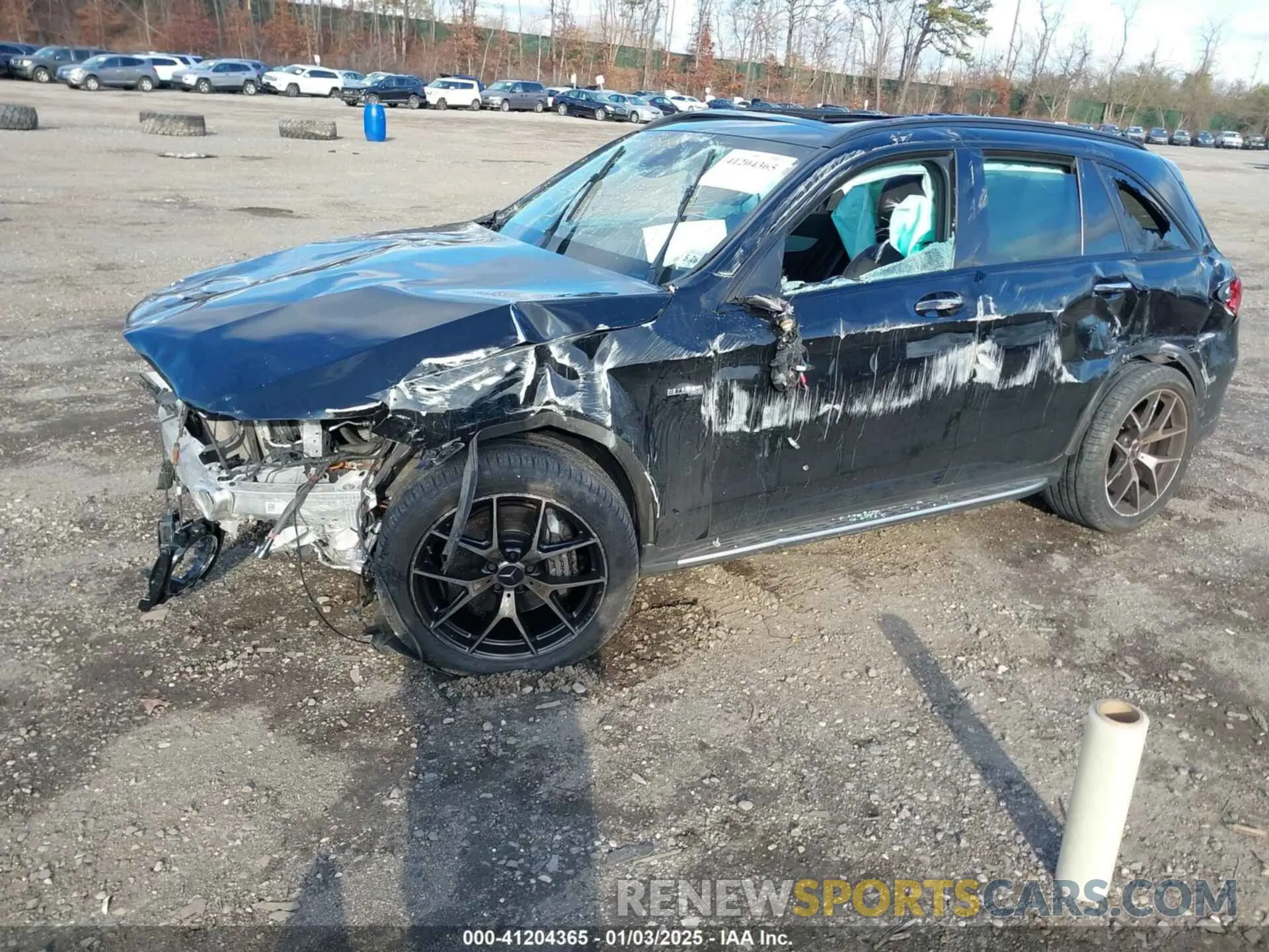 2 Фотография поврежденного автомобиля W1N0G6EB0MF961766 MERCEDES-BENZ AMG GLC 43 2021