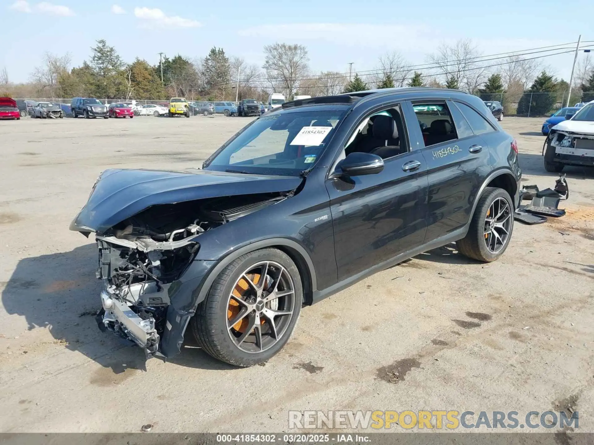 2 Фотография поврежденного автомобиля W1N0G6EB5MF906214 MERCEDES-BENZ AMG GLC 43 2021
