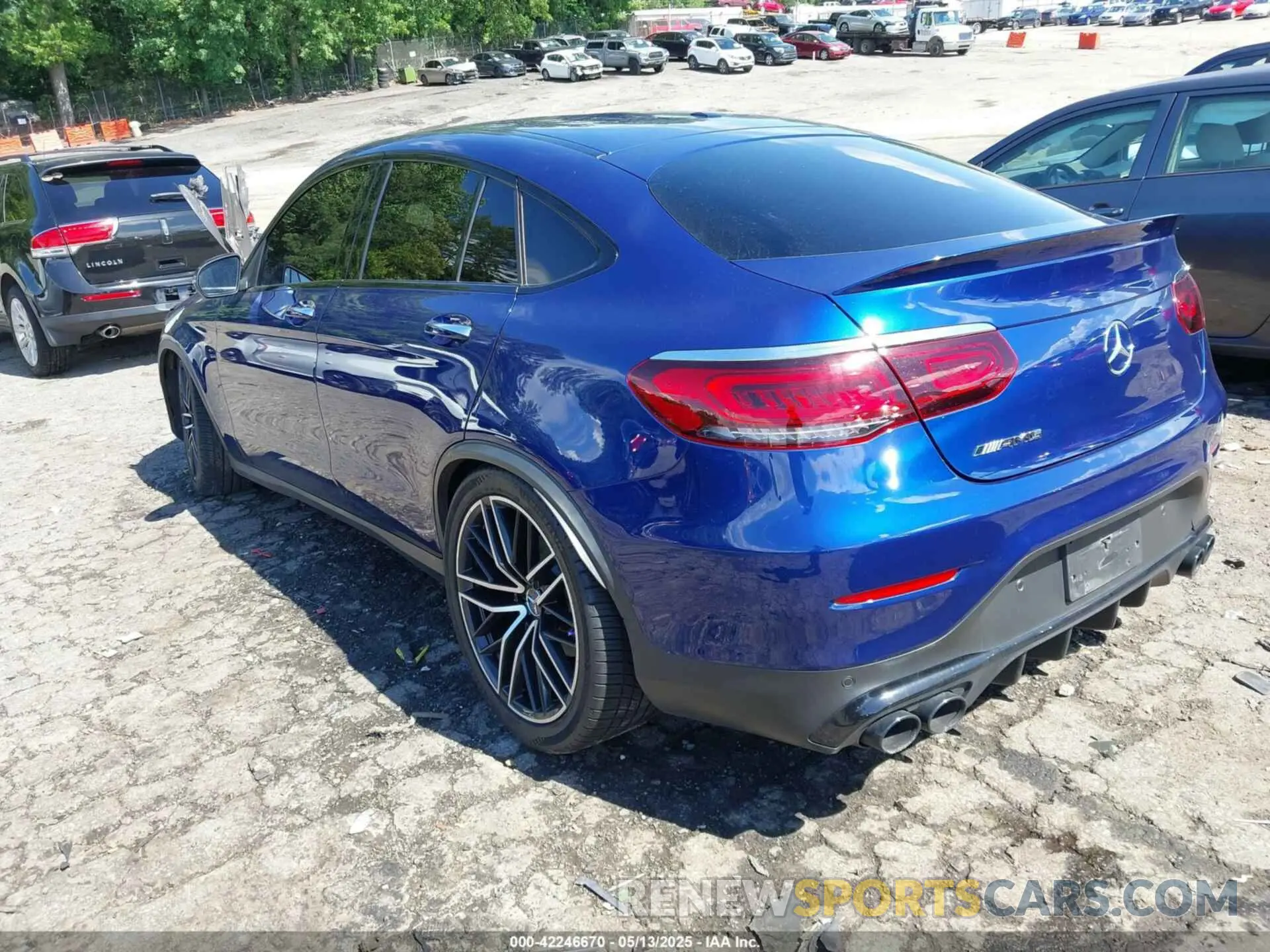 3 Фотография поврежденного автомобиля W1N0J6EB2LF766865 MERCEDES-BENZ AMG GLC 43 COUPE 2020
