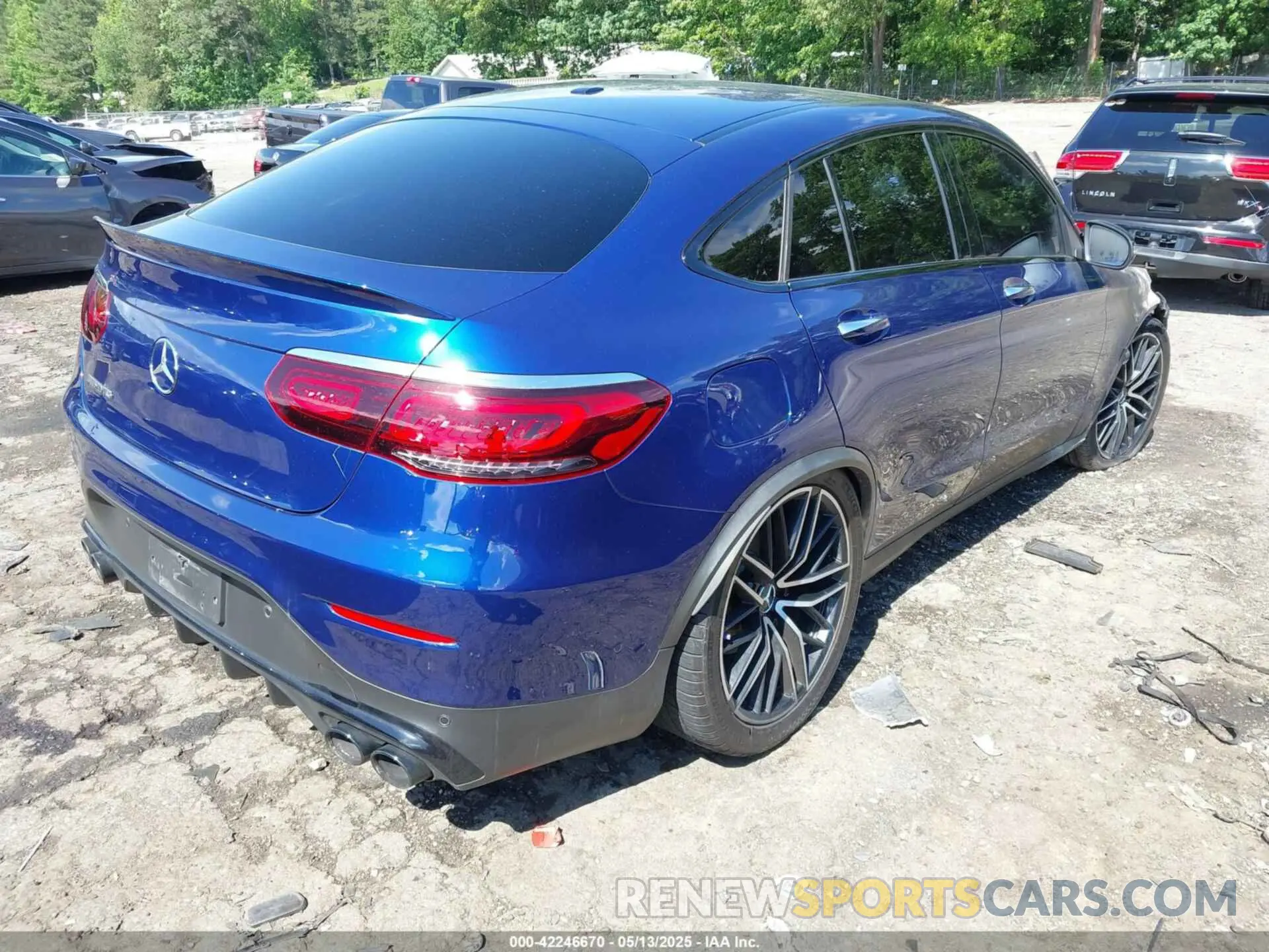 4 Фотография поврежденного автомобиля W1N0J6EB2LF766865 MERCEDES-BENZ AMG GLC 43 COUPE 2020