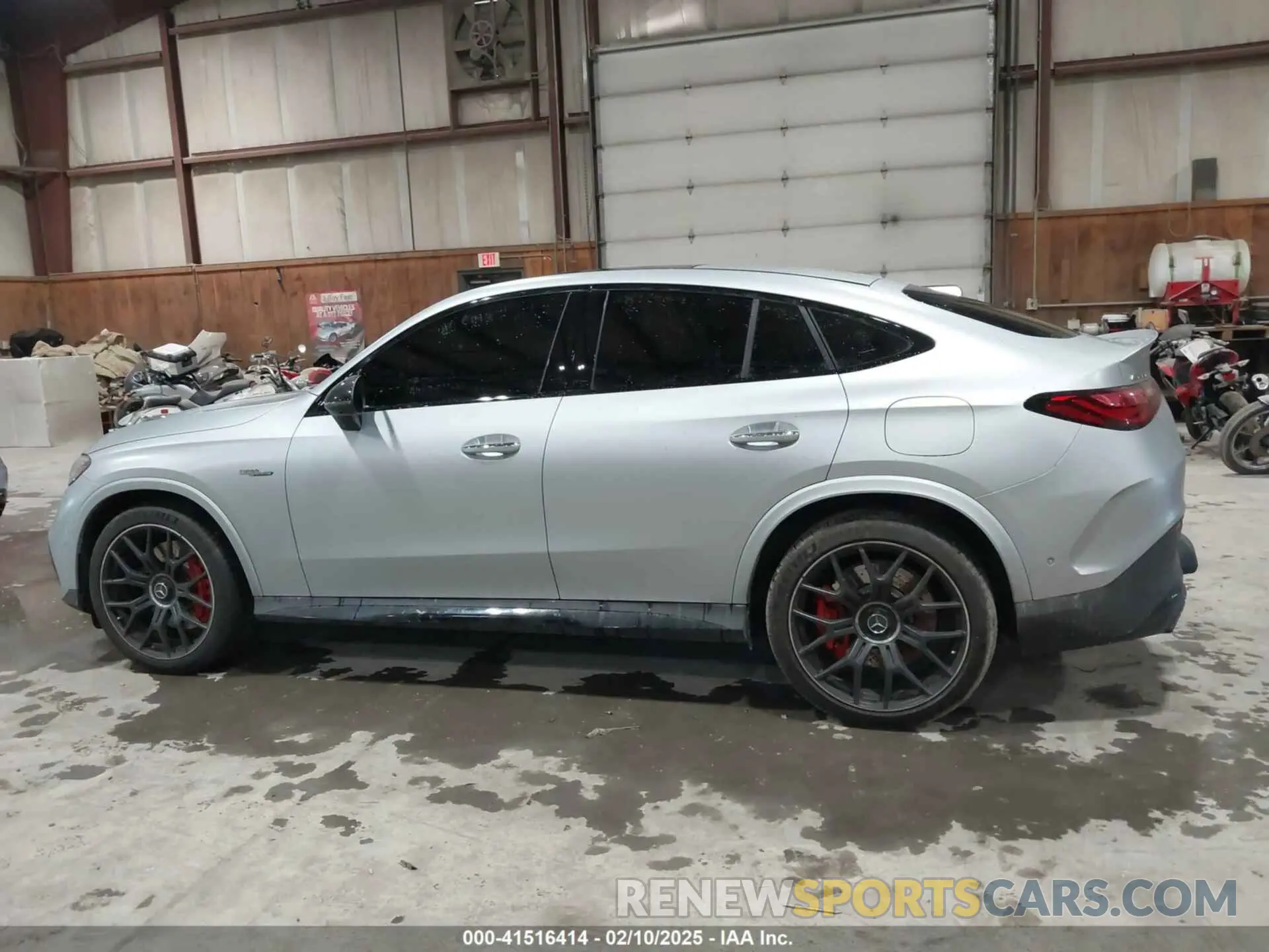 14 Фотография поврежденного автомобиля W1NKJ8AB8SF272826 MERCEDES-BENZ AMG GLC 63 COUPE 2025