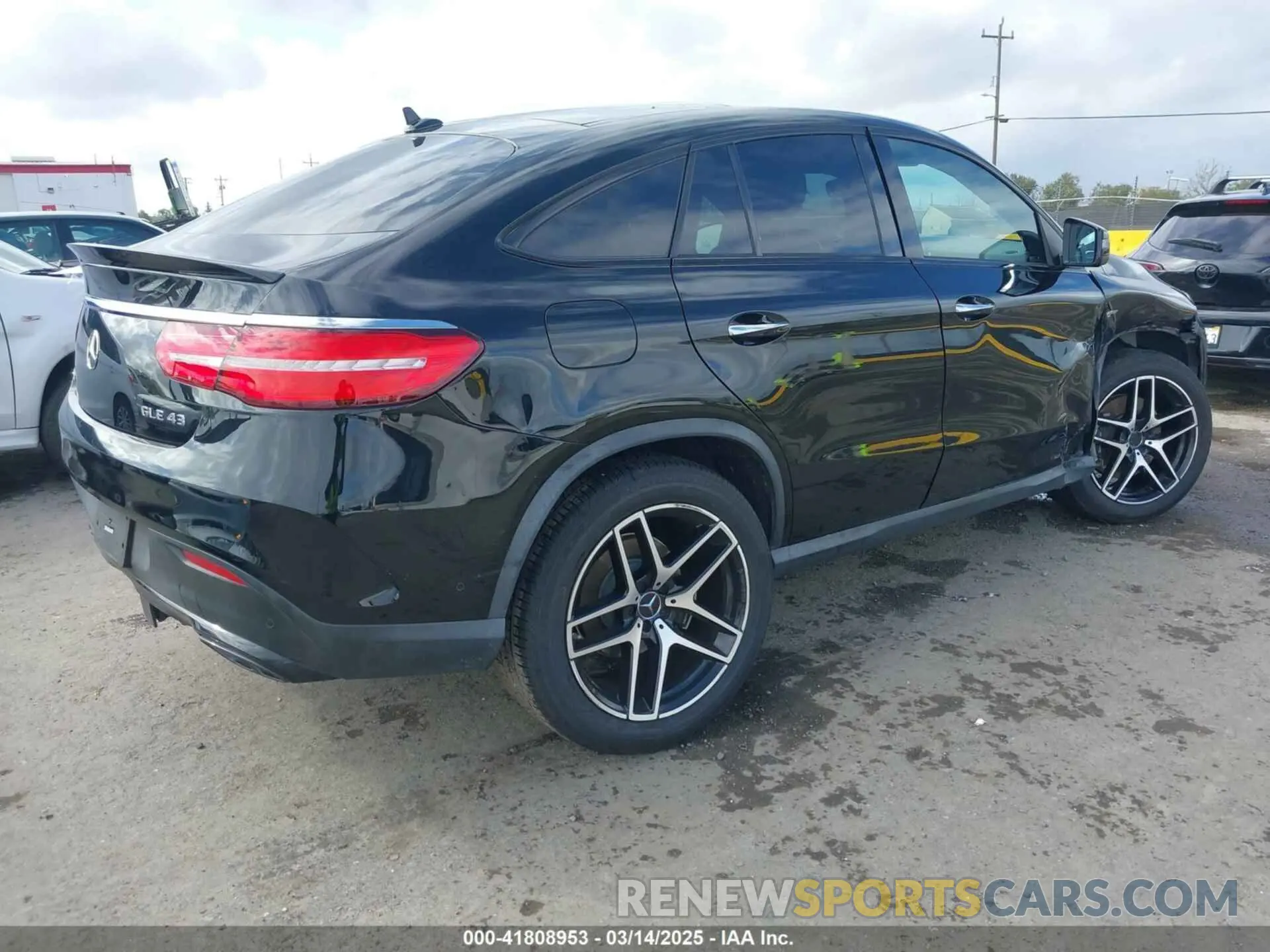 4 Photograph of a damaged car 4JGED6EB6KA138562 MERCEDES-BENZ AMG GLE 43 COUPE 2019