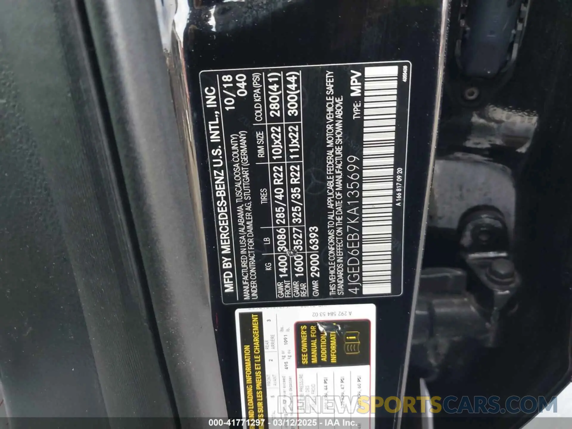 9 Photograph of a damaged car 4JGED6EB7KA135699 MERCEDES-BENZ AMG GLE 43 COUPE 2019