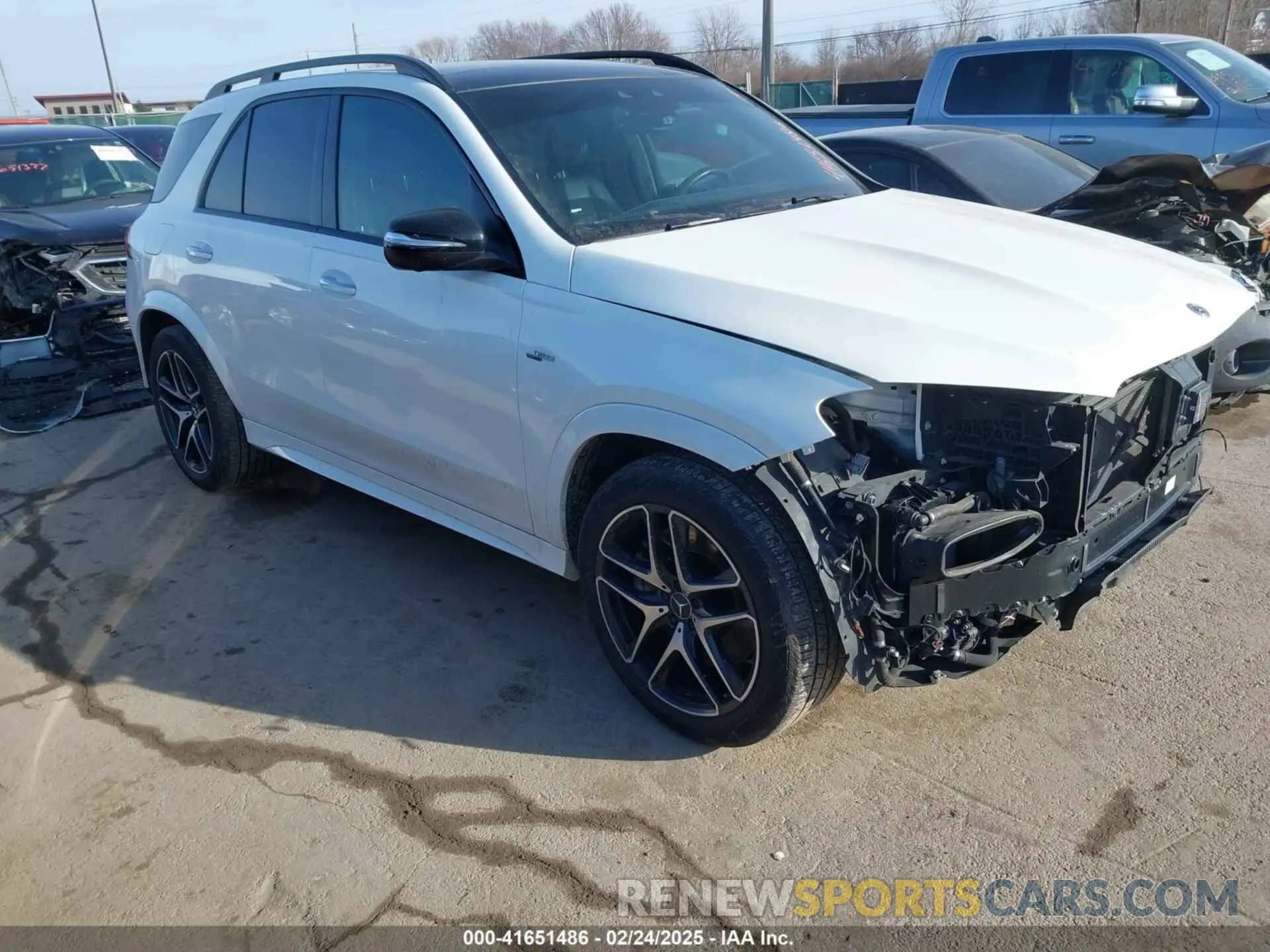 1 Photograph of a damaged car 4JGFB6BB0MA262697 MERCEDES-BENZ AMG GLE 53 2021