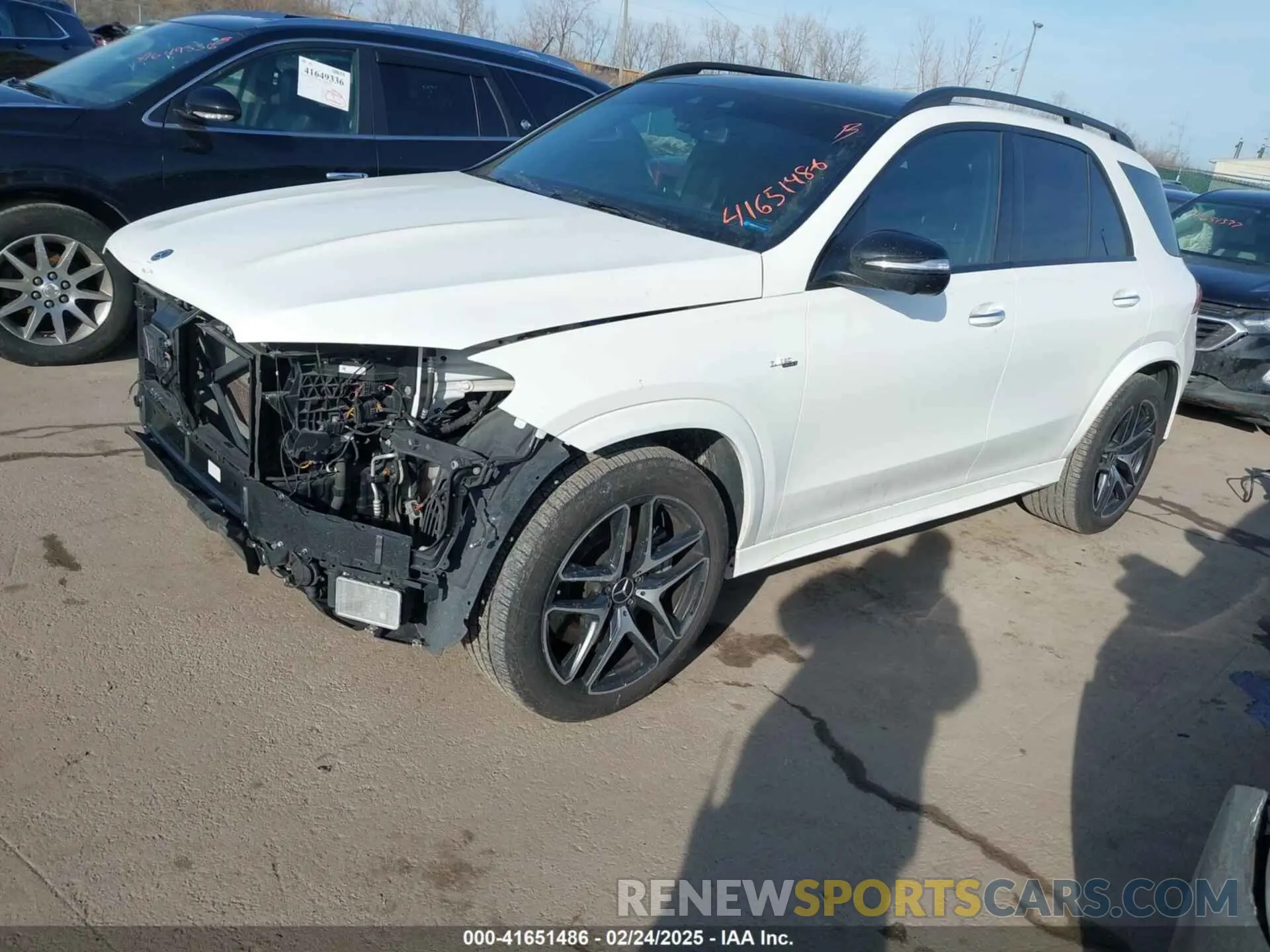 2 Photograph of a damaged car 4JGFB6BB0MA262697 MERCEDES-BENZ AMG GLE 53 2021