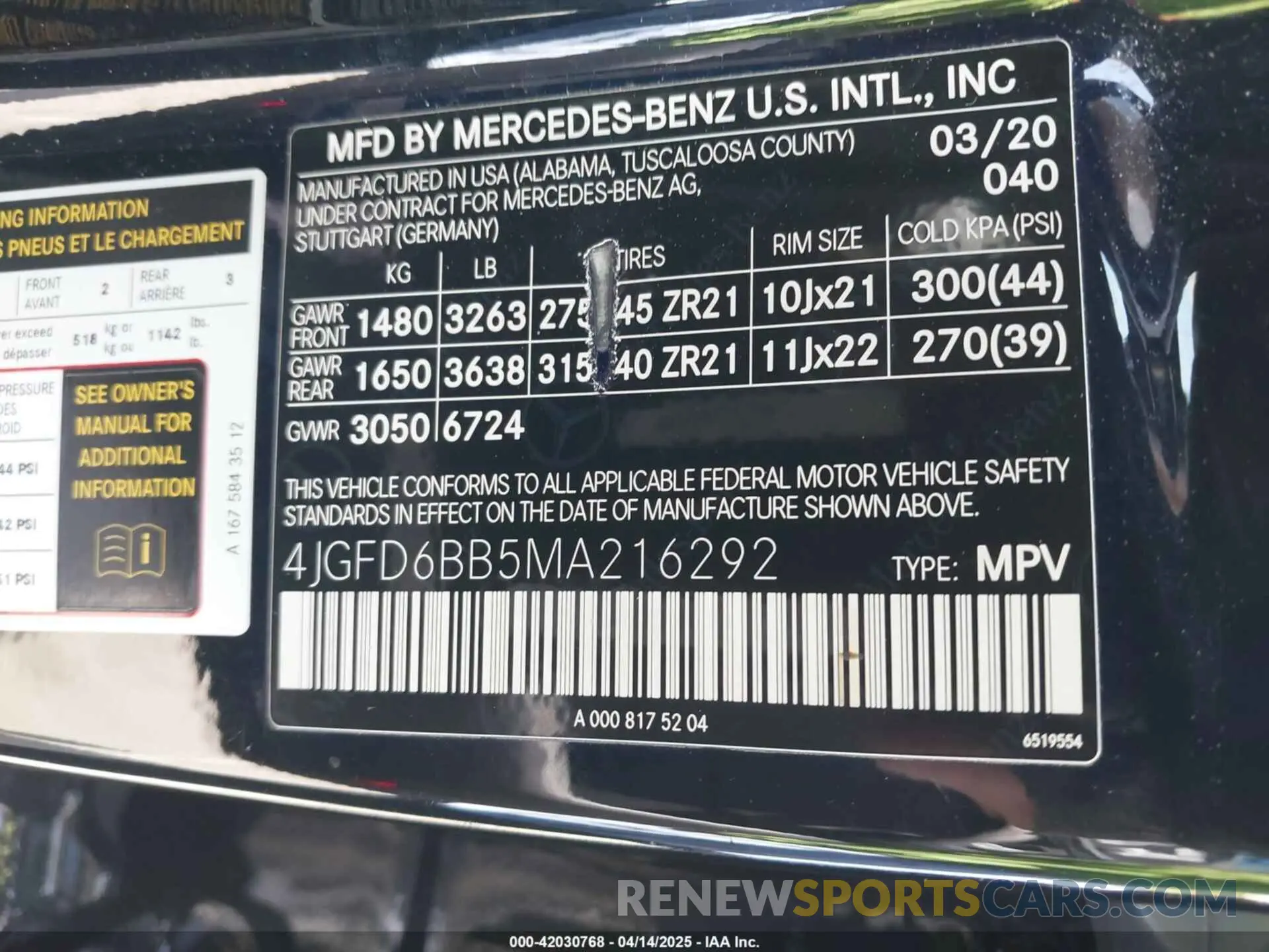 9 Photograph of a damaged car 4JGFD6BB5MA216292 MERCEDES-BENZ AMG GLE 53 COUPE 2021