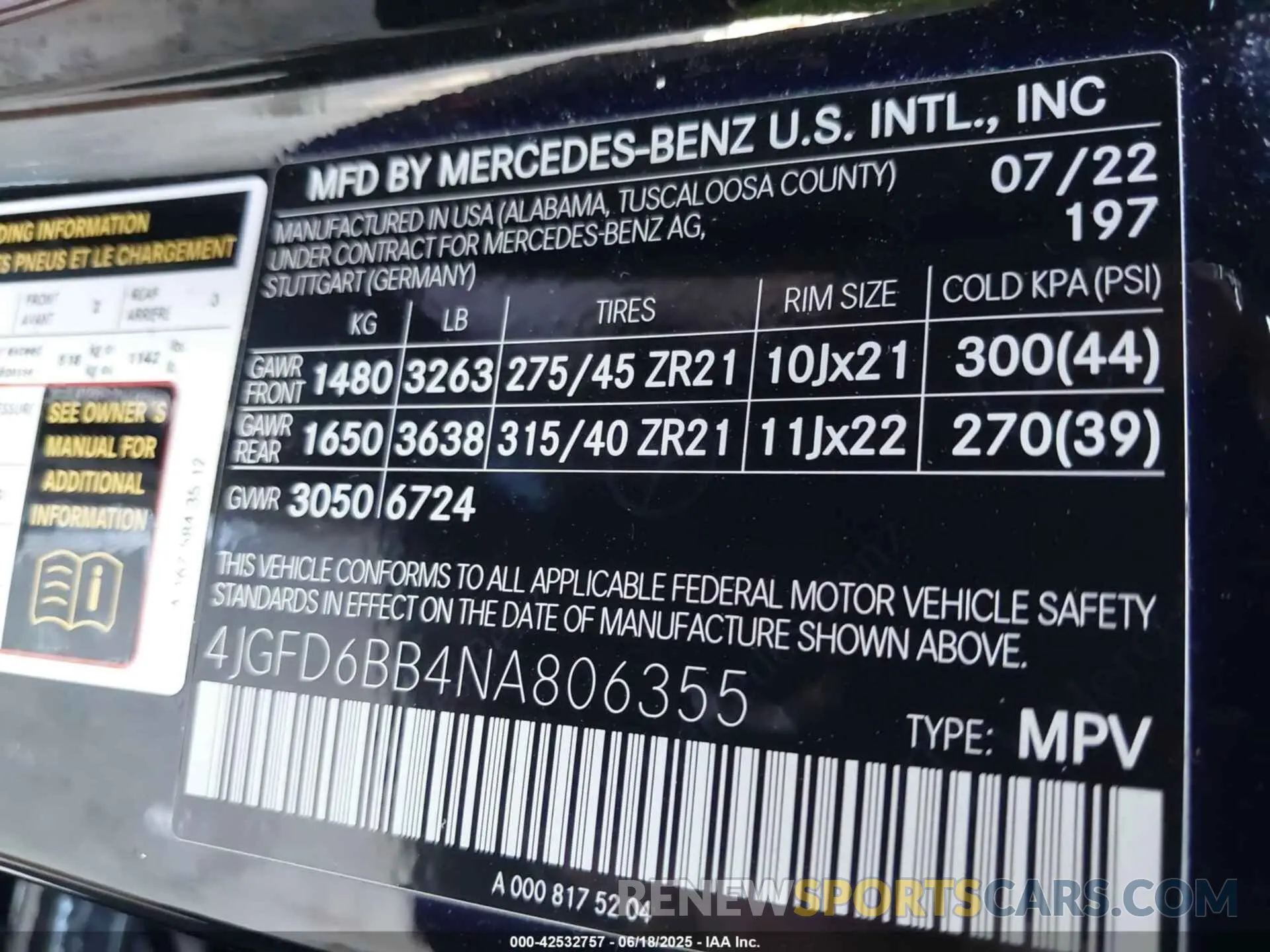 9 Photograph of a damaged car 4JGFD6BB4NA806355 MERCEDES-BENZ AMG GLE 53 COUPE 2022