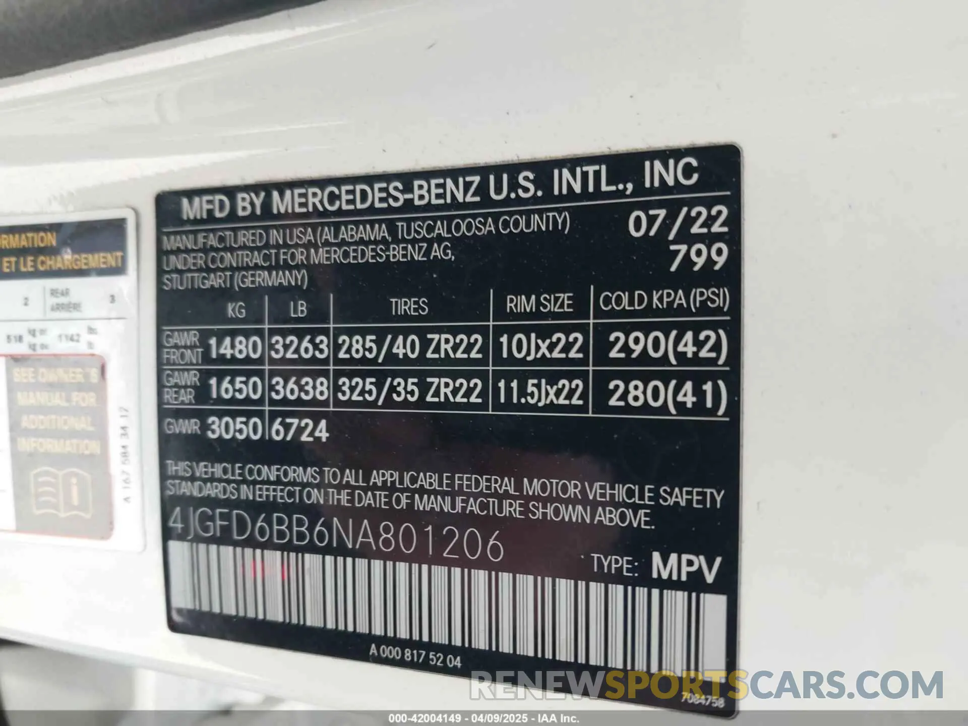 9 Photograph of a damaged car 4JGFD6BB6NA801206 MERCEDES-BENZ AMG GLE 53 COUPE 2022