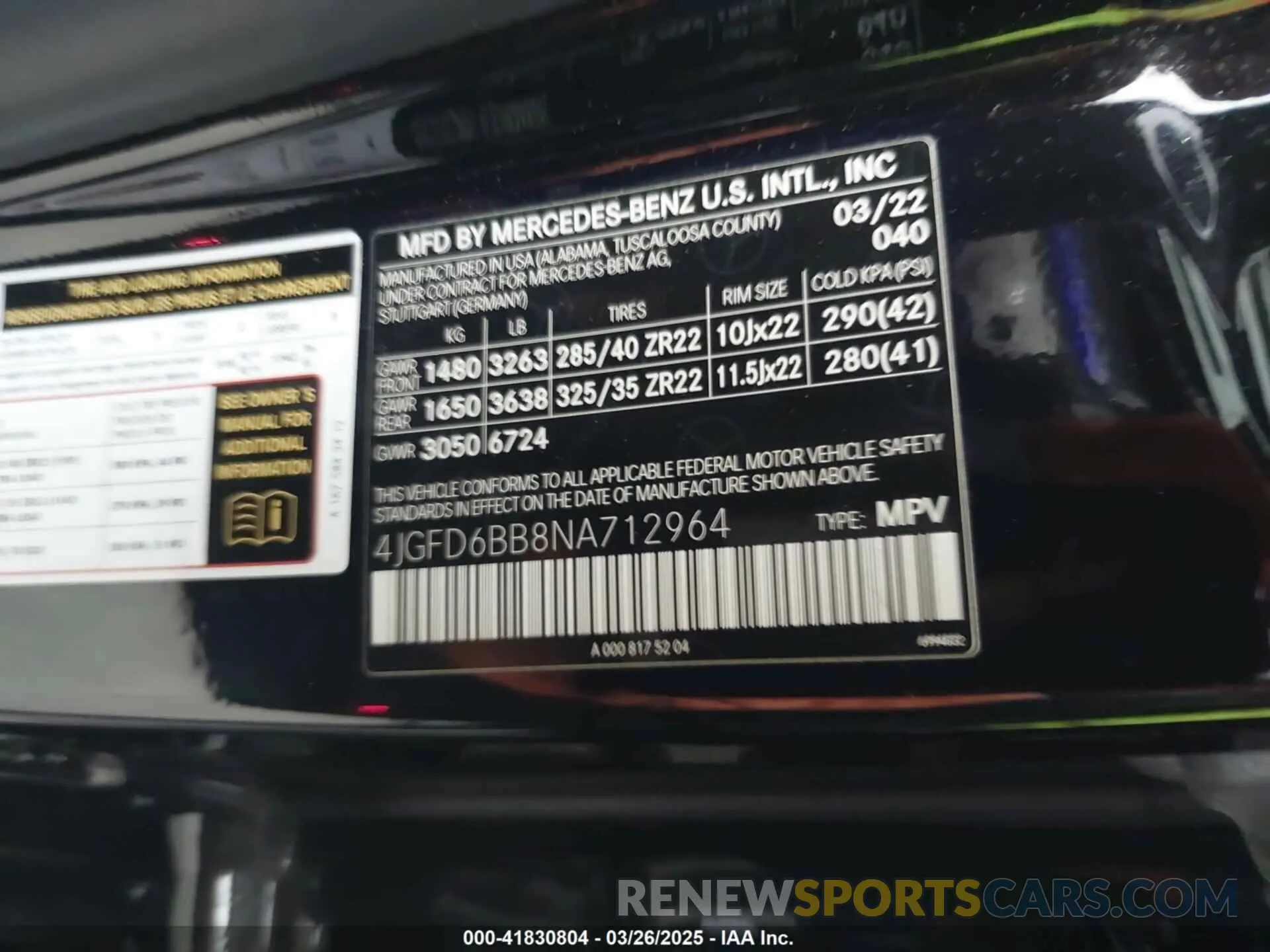 9 Фотография поврежденного автомобиля 4JGFD6BB8NA712964 MERCEDES-BENZ AMG GLE 53 COUPE 2022