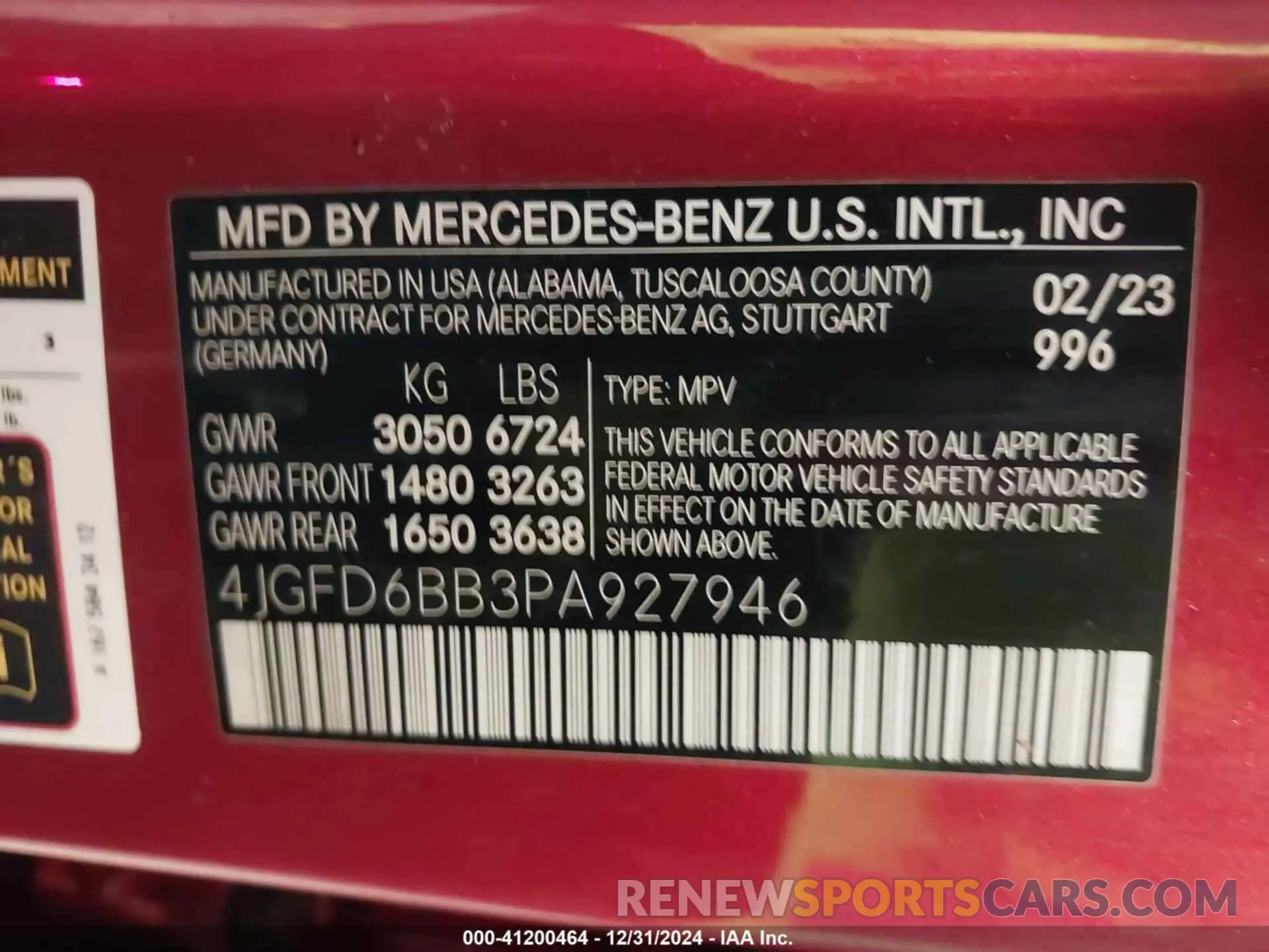 9 Photograph of a damaged car 4JGFD6BB3PA927946 MERCEDES-BENZ AMG GLE 53 COUPE 2023