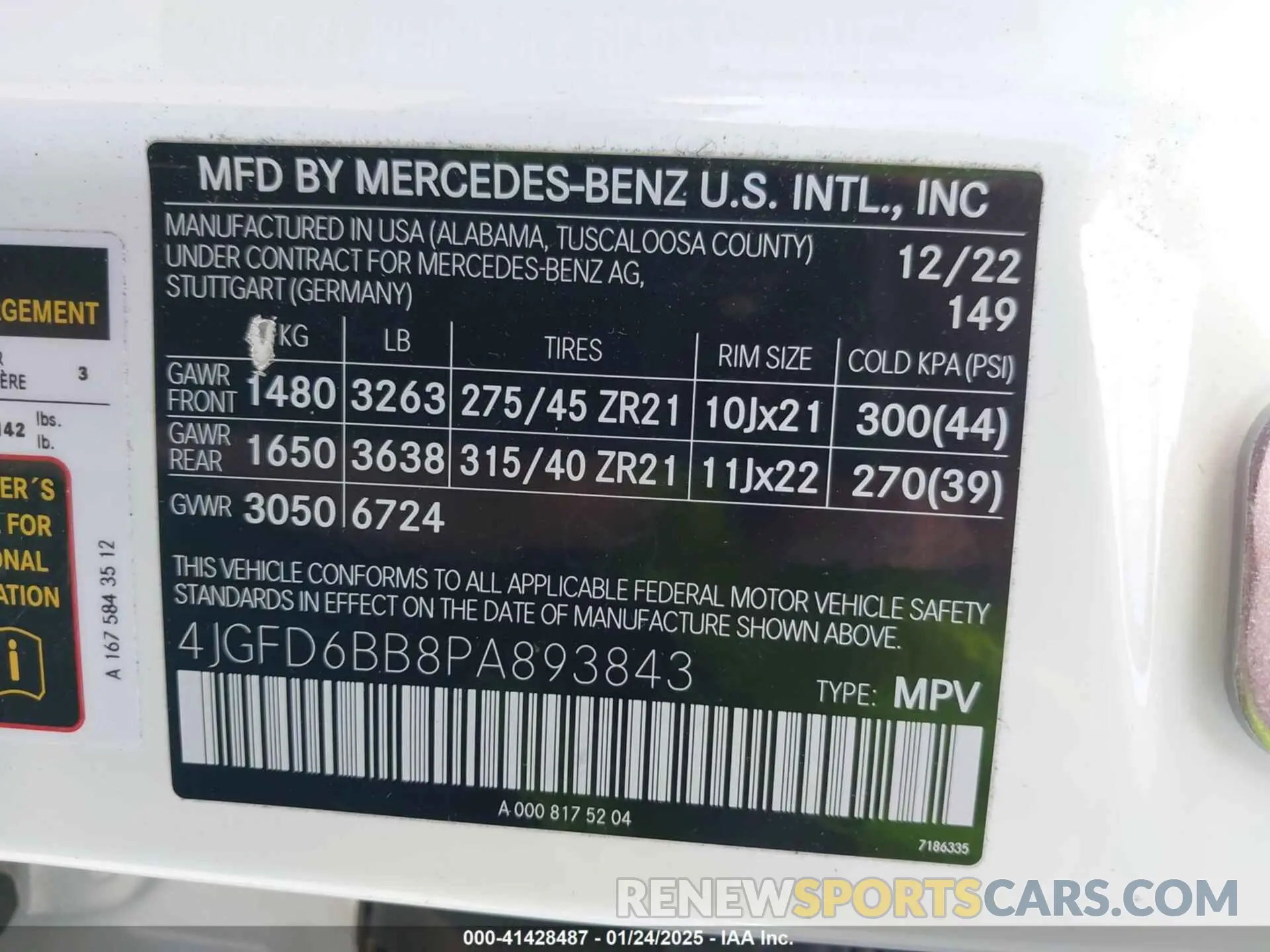 9 Photograph of a damaged car 4JGFD6BB8PA893843 MERCEDES-BENZ AMG GLE 53 COUPE 2023